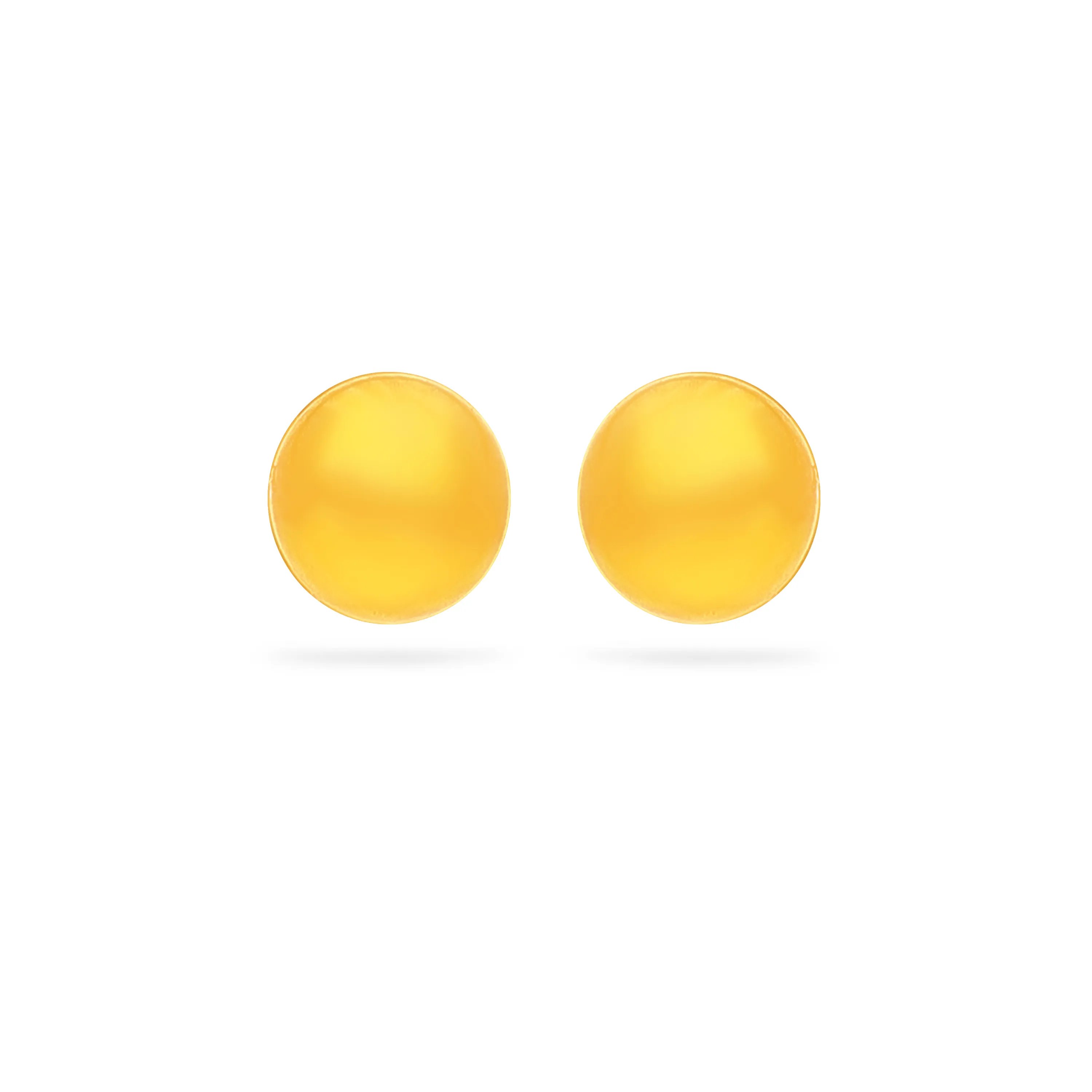 Classic Finely Detailed And Crafted 22KT Gold Studs 