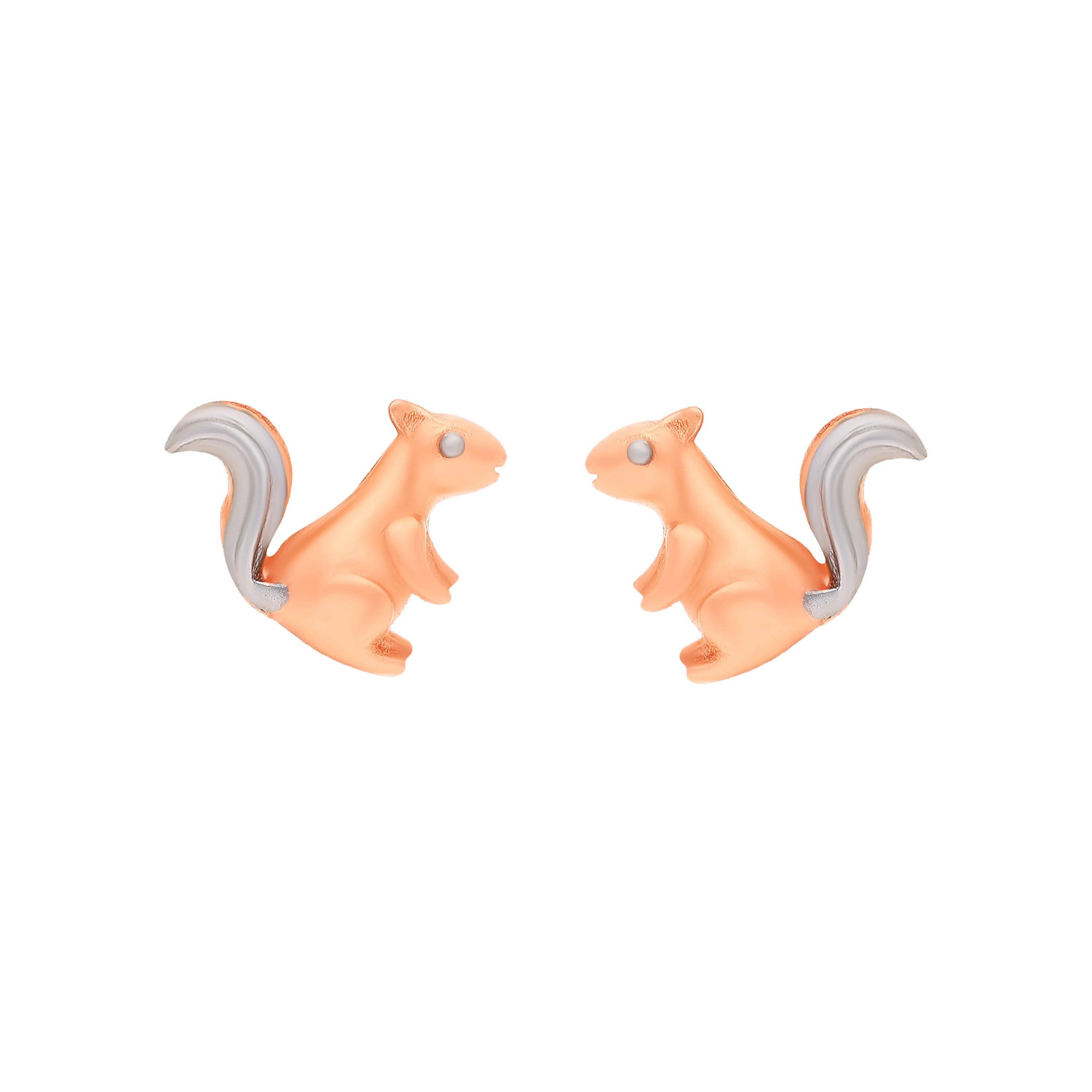 Finely Detailed And Crafted 18KT Rose Gold Studs For Kids