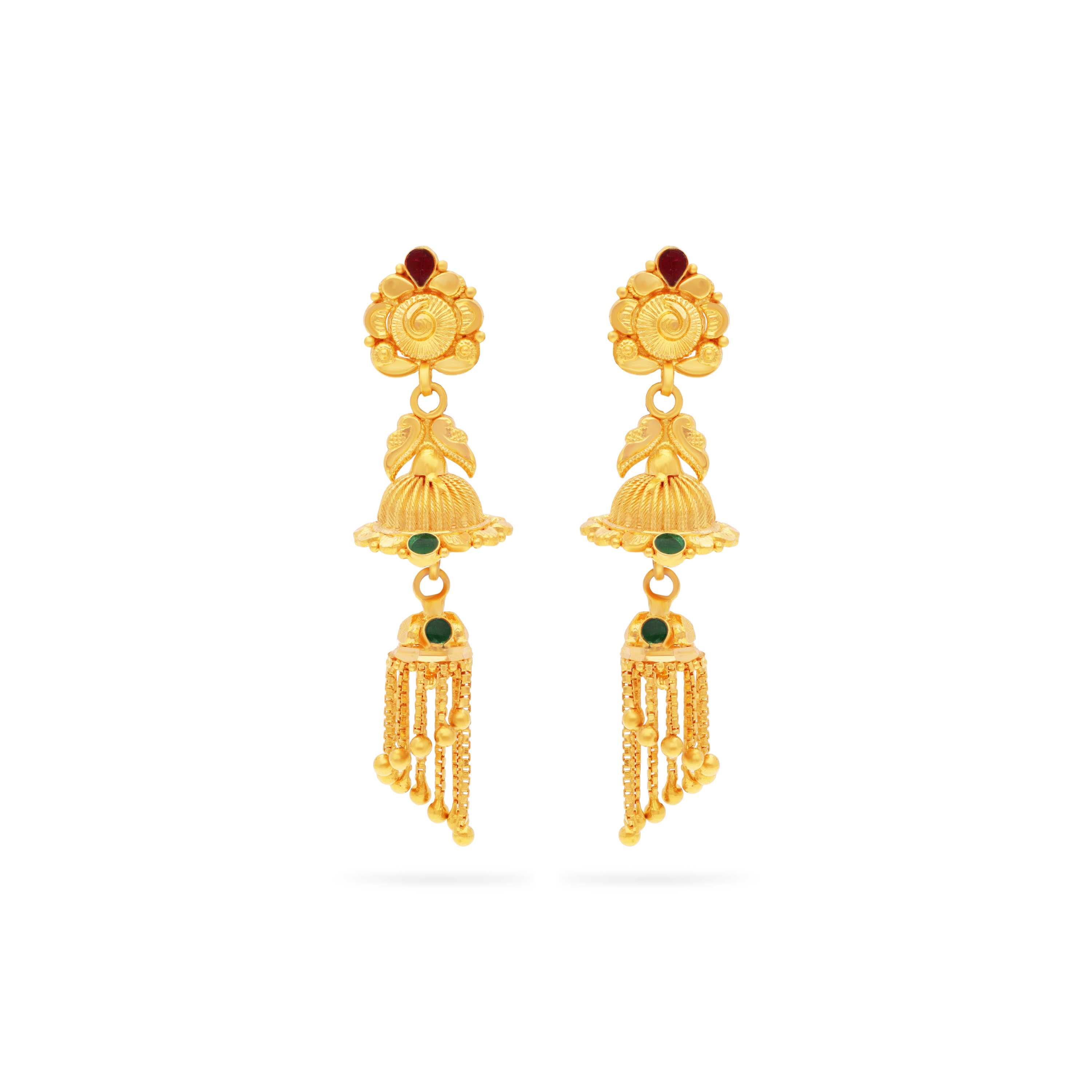 Traditional Bhima Jewellers Jhumka Designs With Price Jewellery
