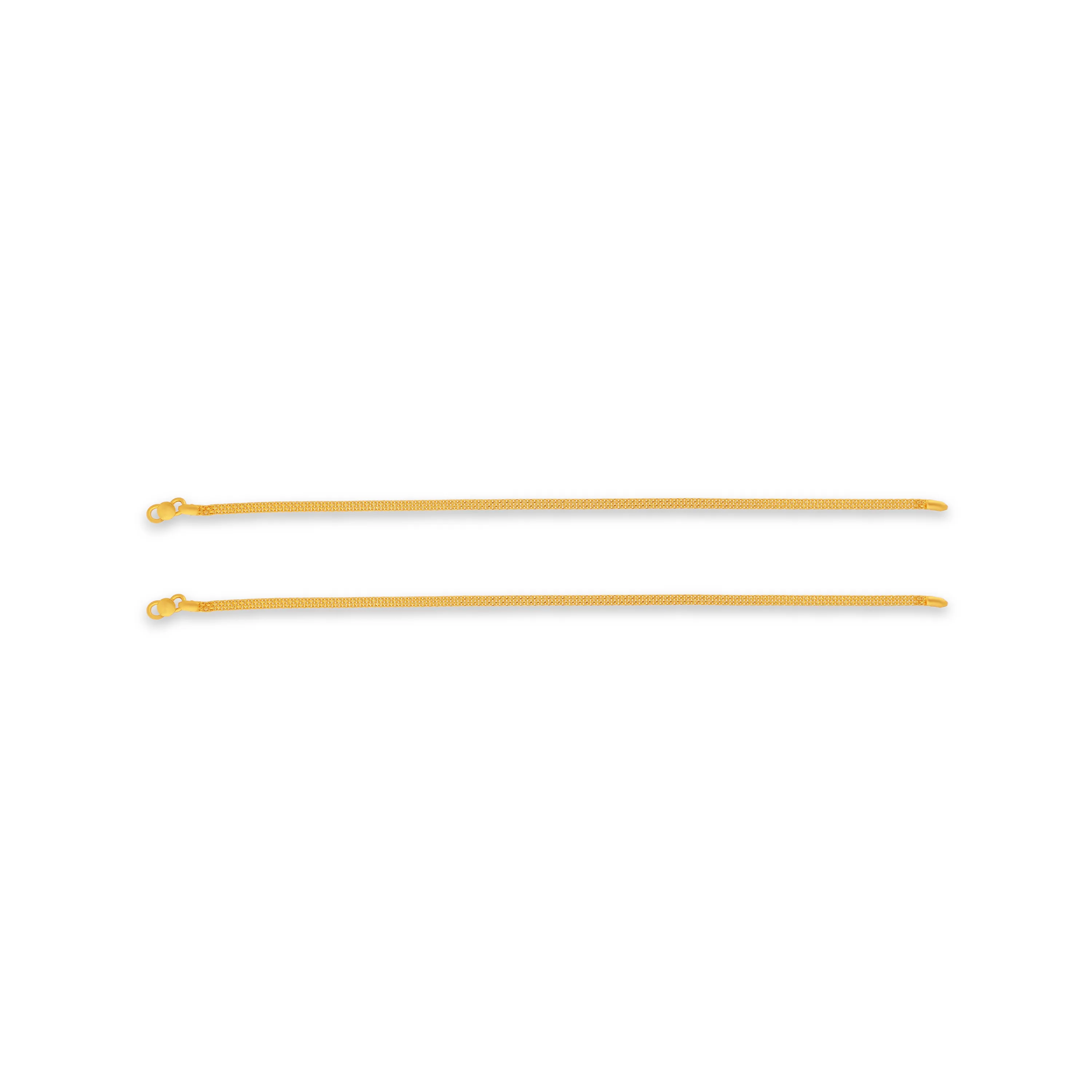 Traditionally Crafted And Detailed 22KT Gold Kollussu For Women