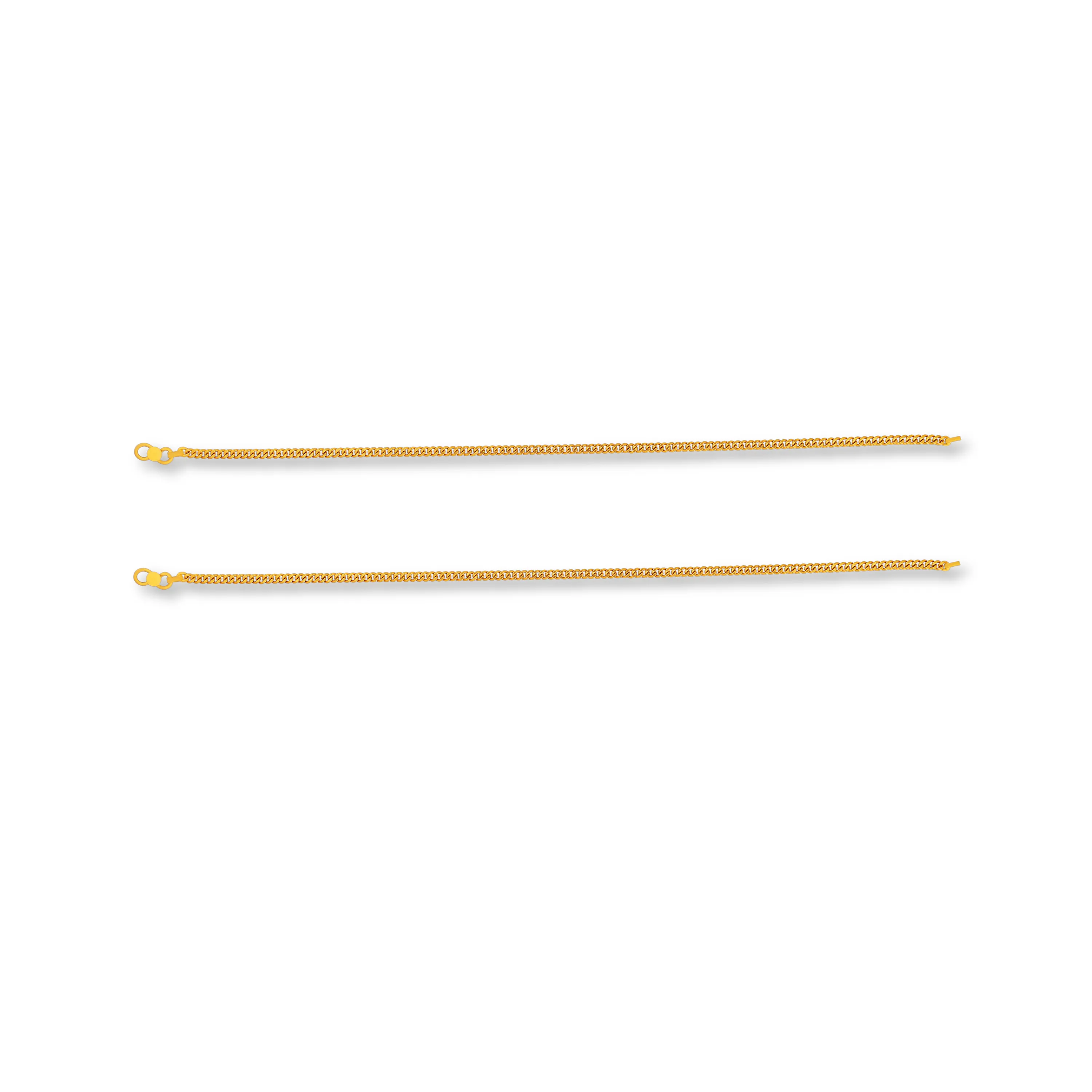 Traditionally Crafted And Detailed 22KT Gold Kollussu For Women