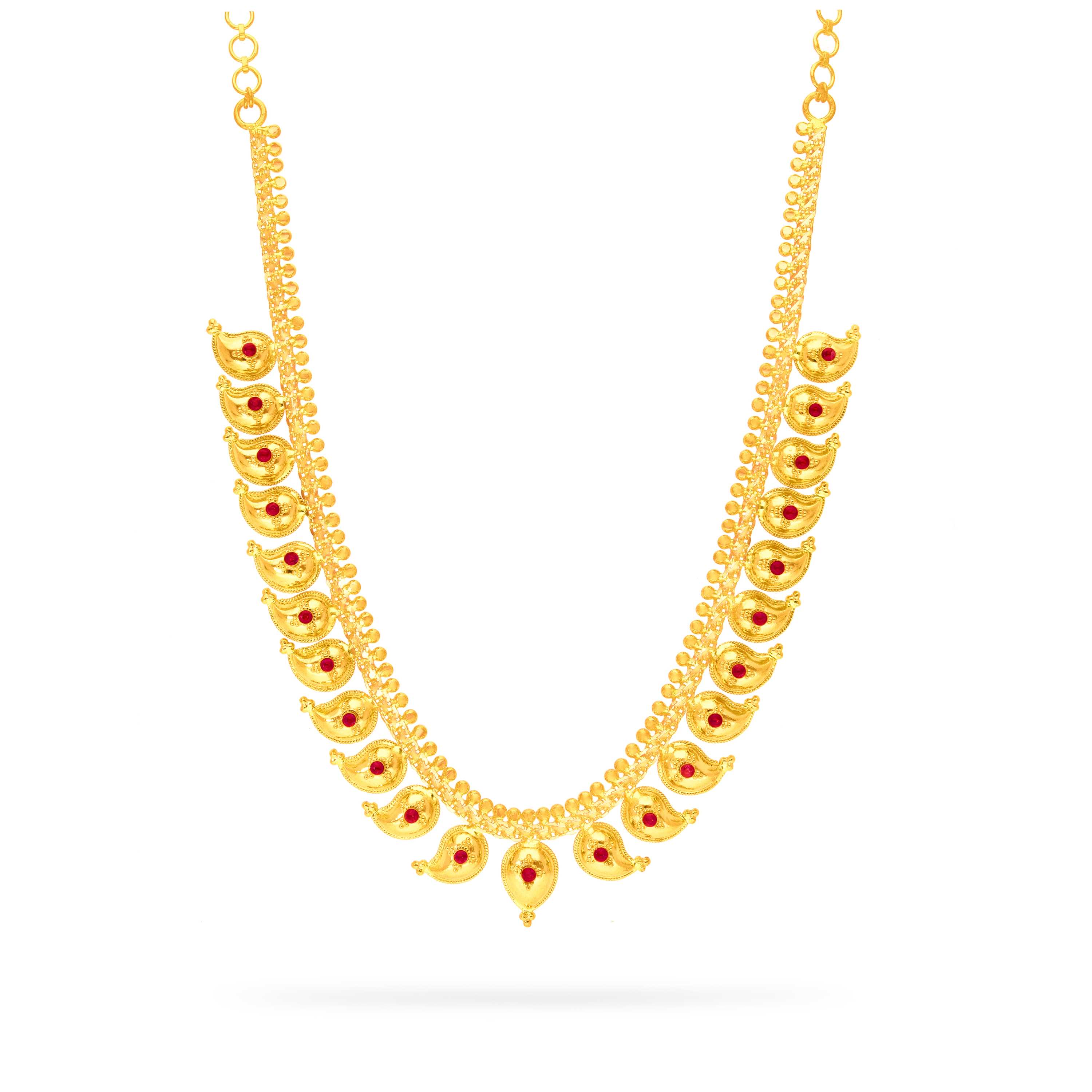 Traditional 22KT Gold Mango Necklace