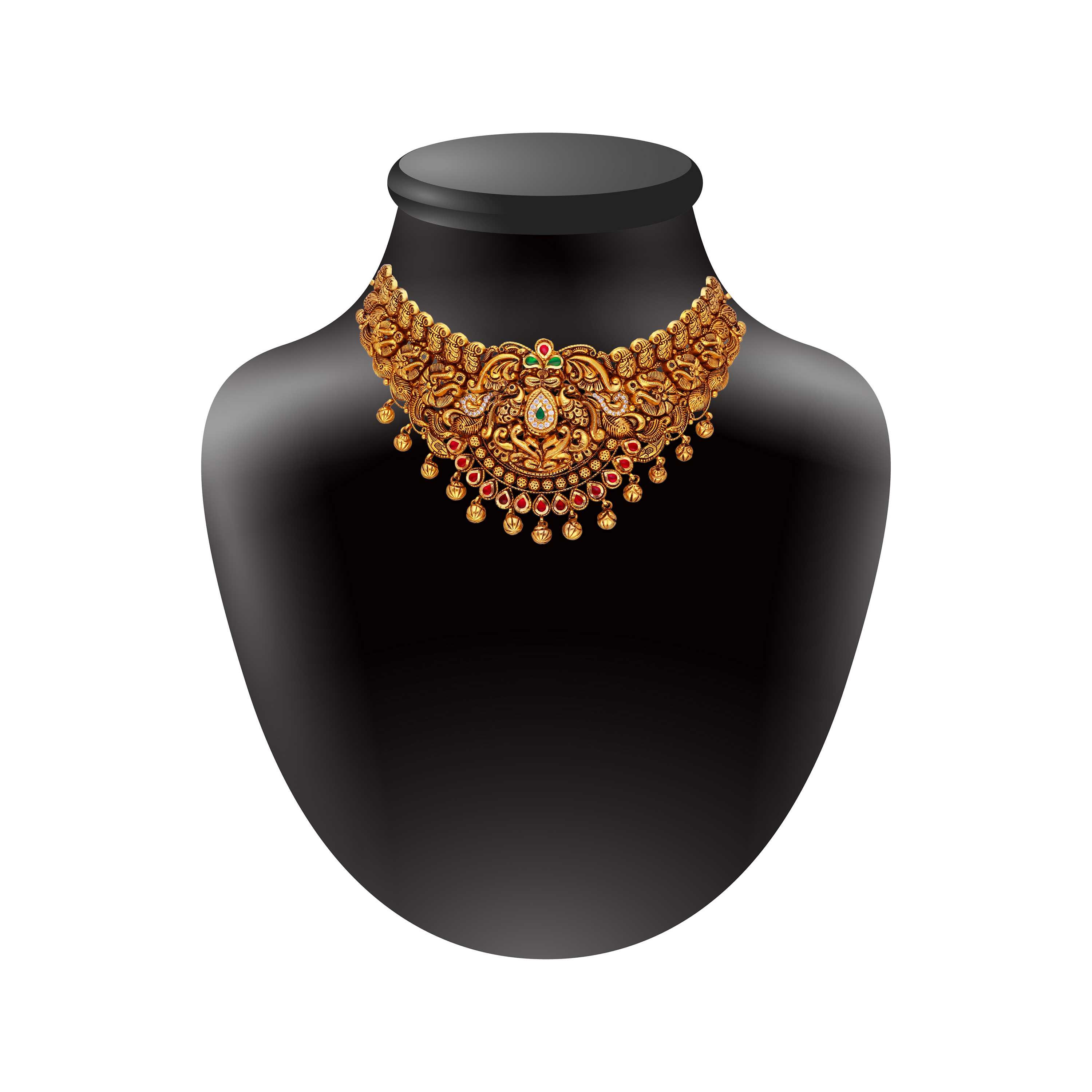 Choker Bhima Gold Near Me Necklace Collections Bhima Jewellers New