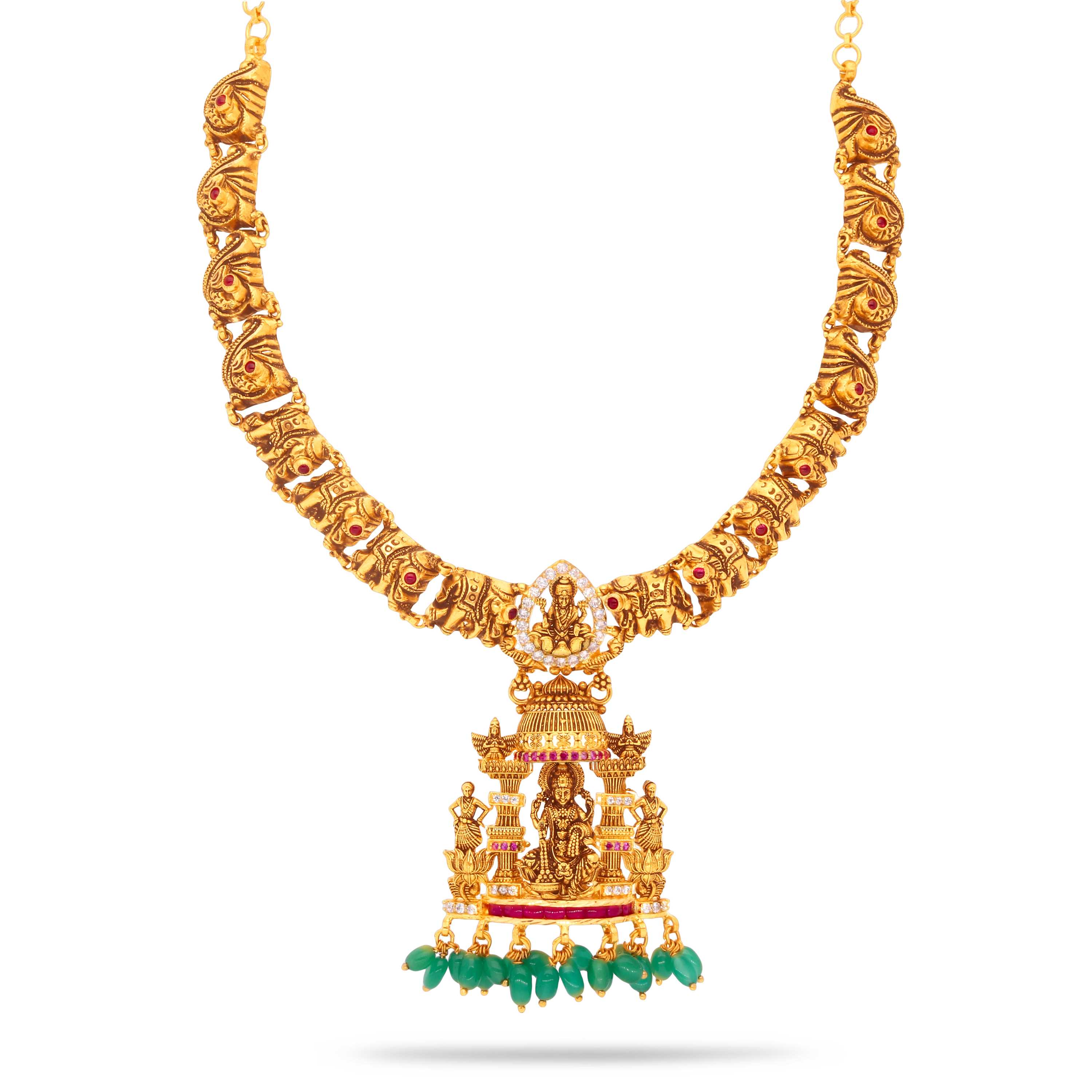 Temple Jewellery Bhima Bhima Jewellery Antique Necklace
