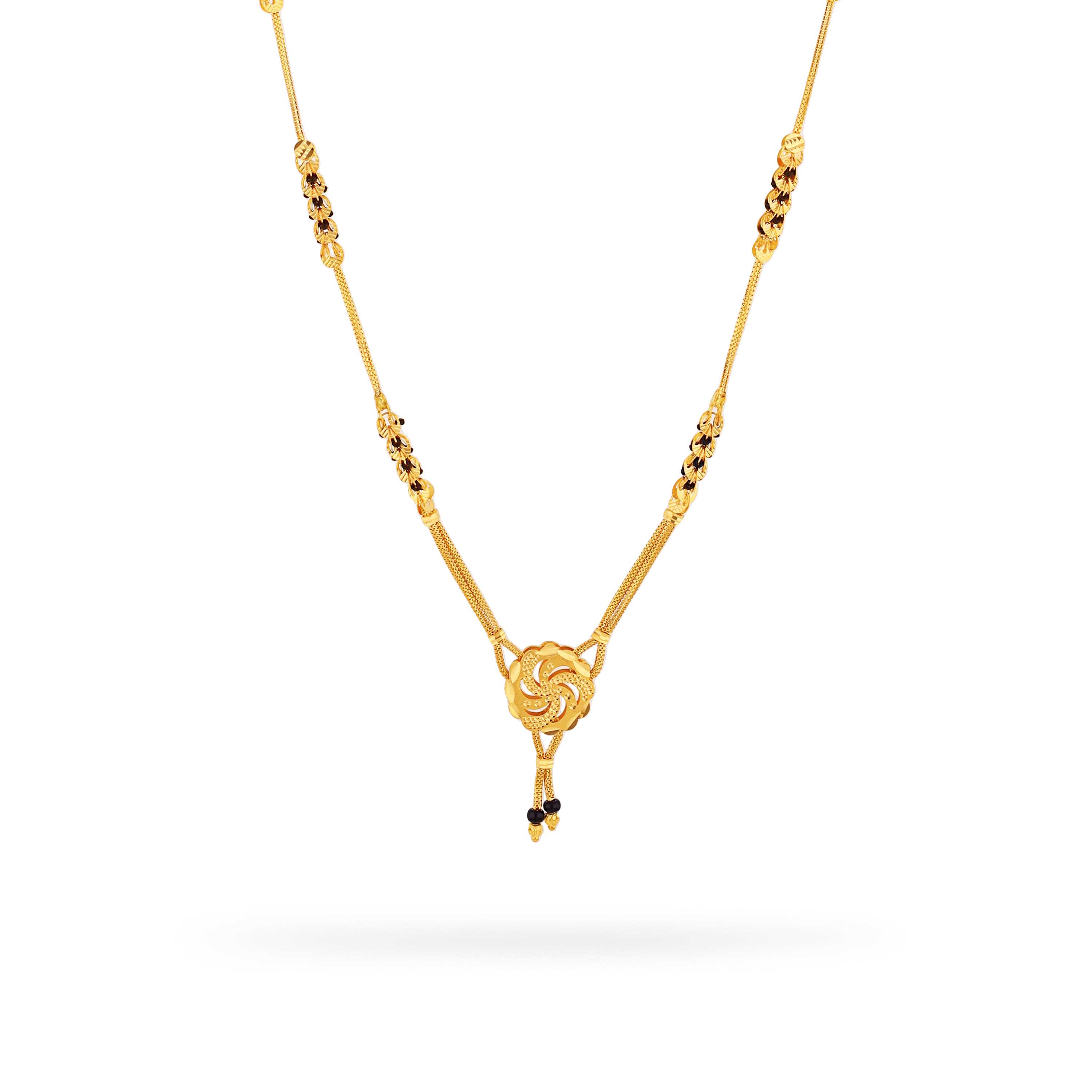 Finely Detailed 22KT Gold Mangalsutra