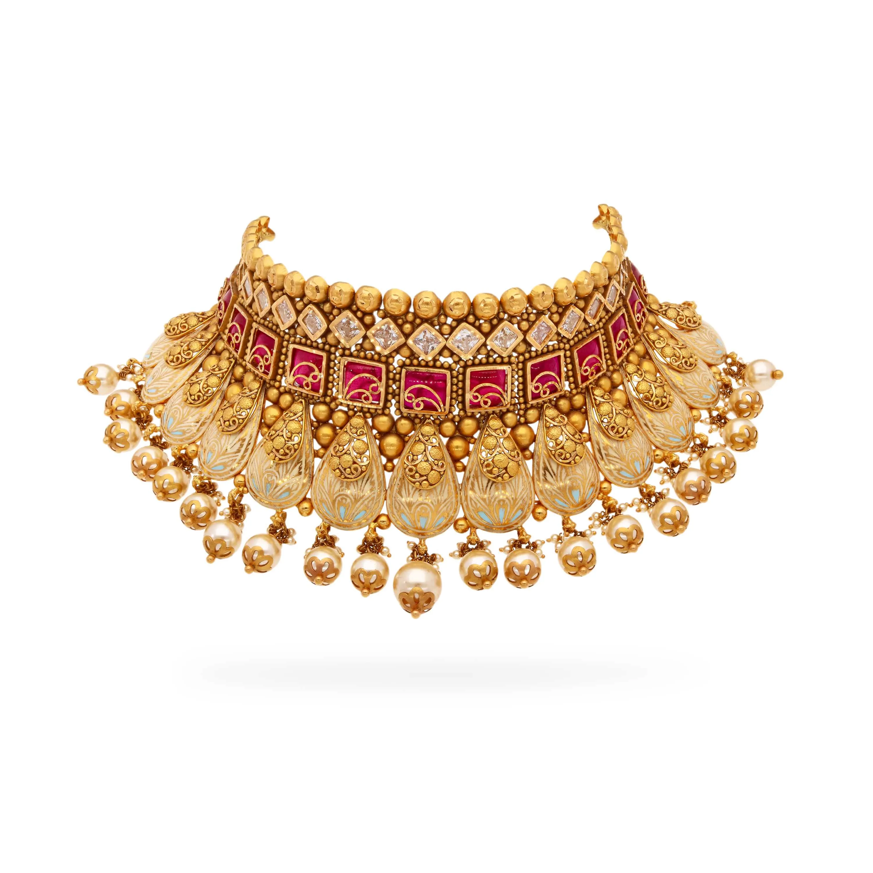 Traditionally Crafted 22KT Gold Choker
