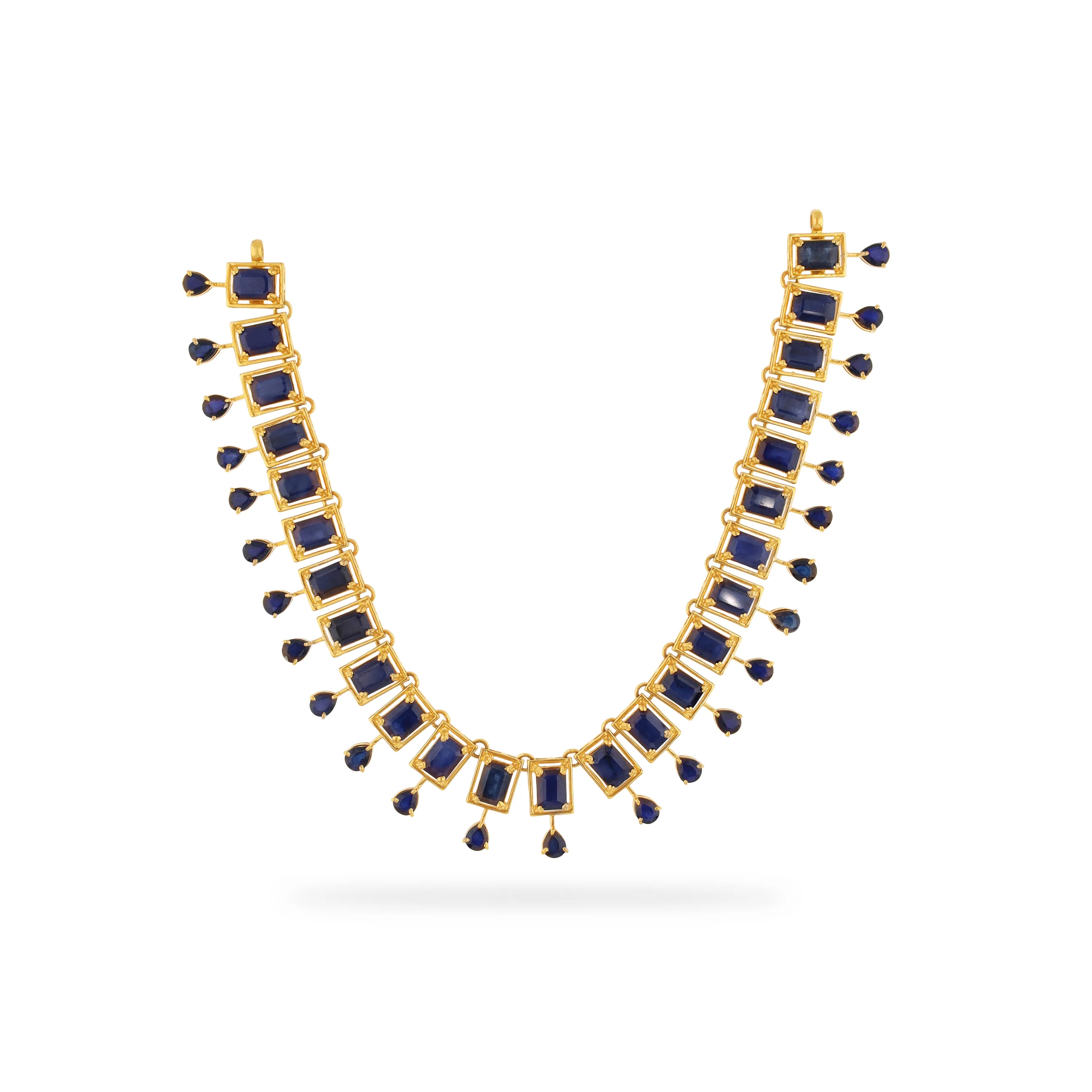 Studded And Detailed 22KT Gold Necklace For Women