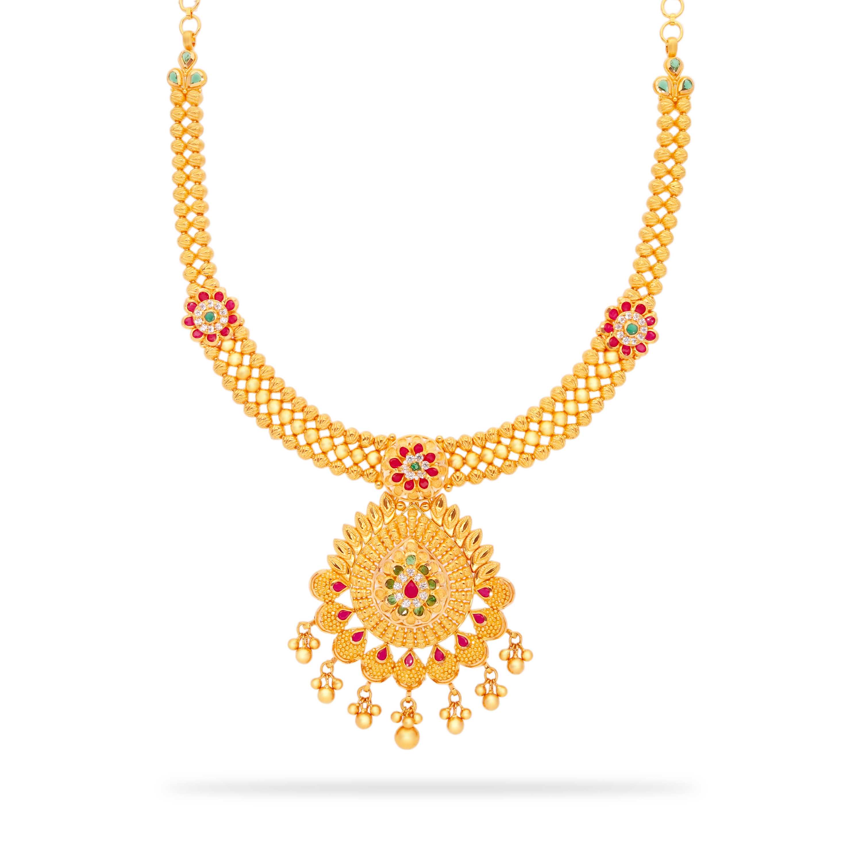 Women's Gold Necklace Designs In 20 Grams With Price
