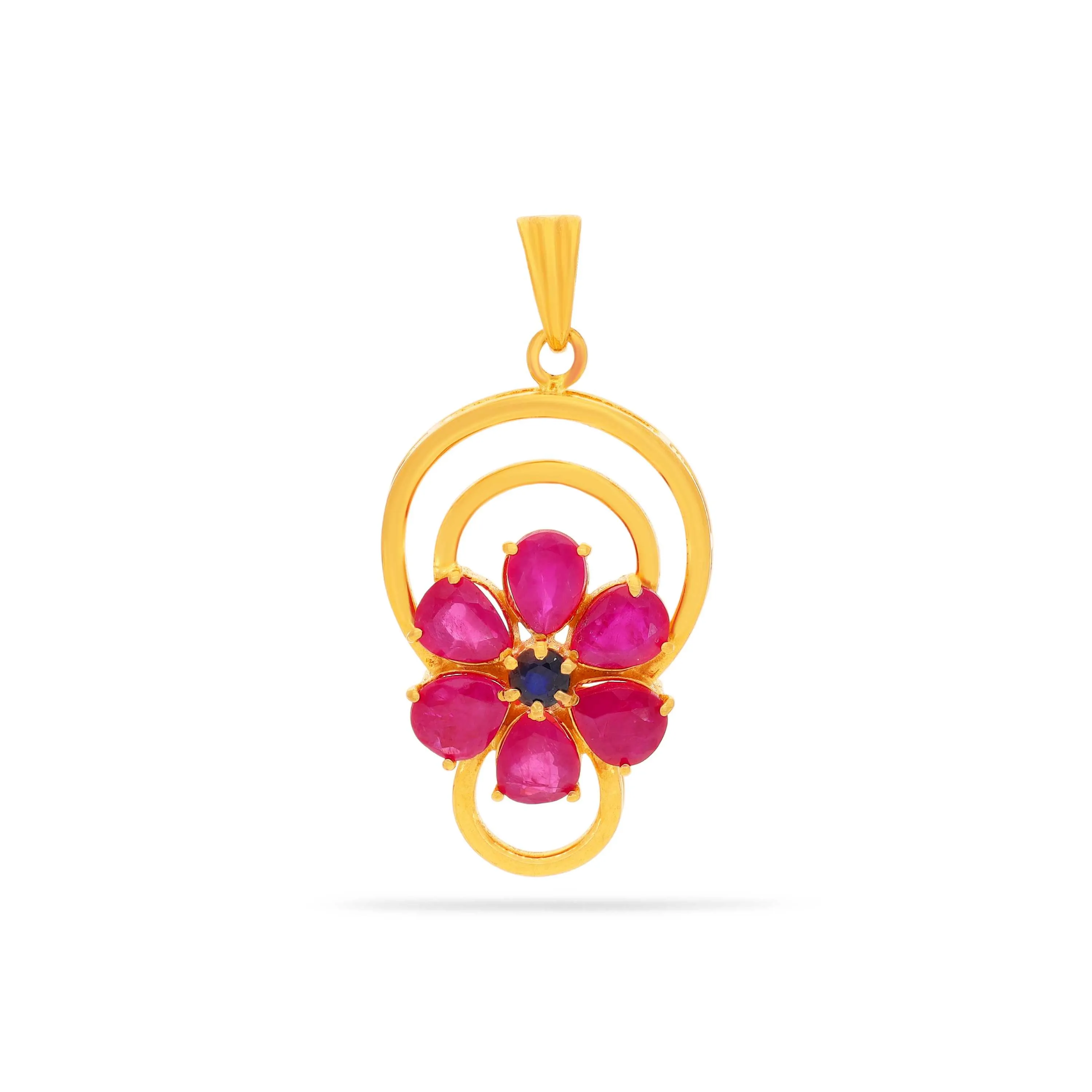 Studded And Detailed 22KT Gold Locket For Women