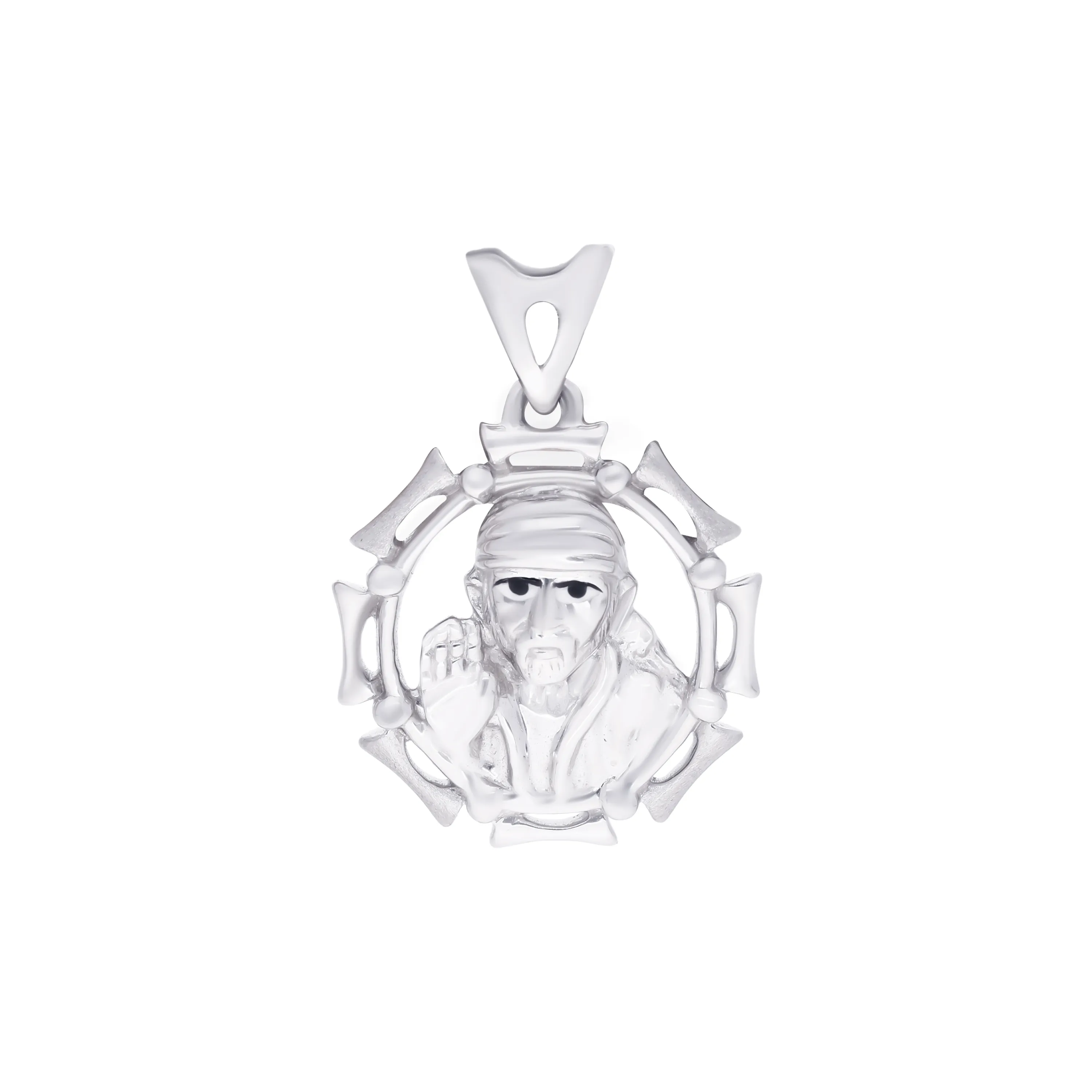 Matte Finished And Detailed Platinum Locket