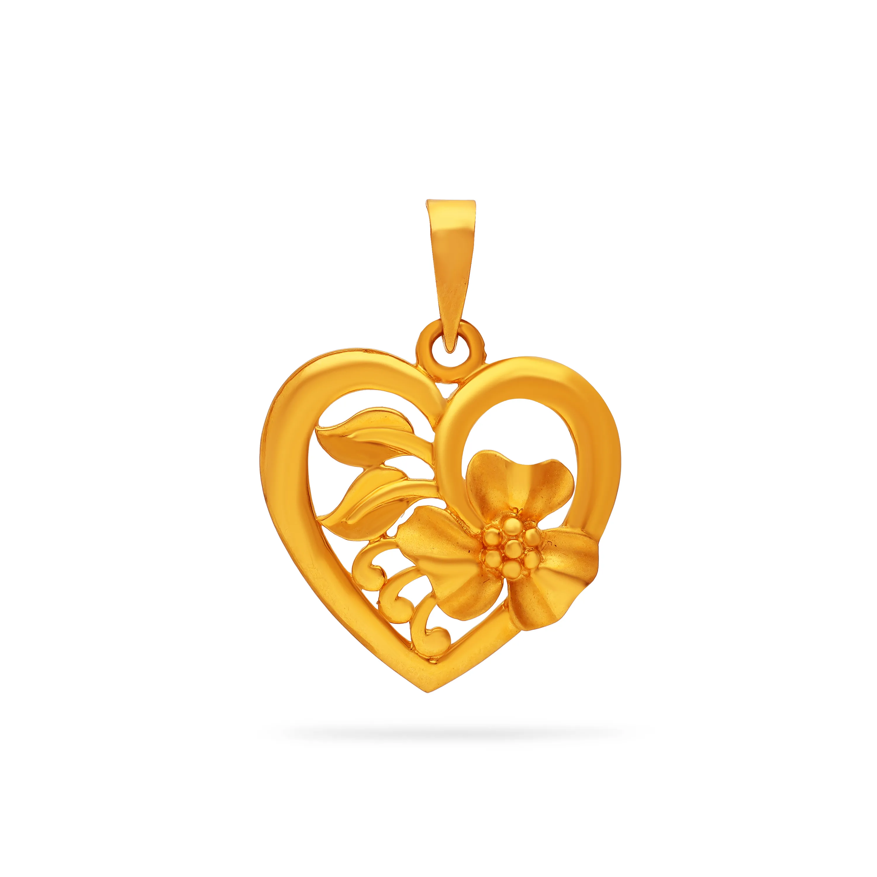 Specially Crafted And Detailed 22KT Gold Locket For Women