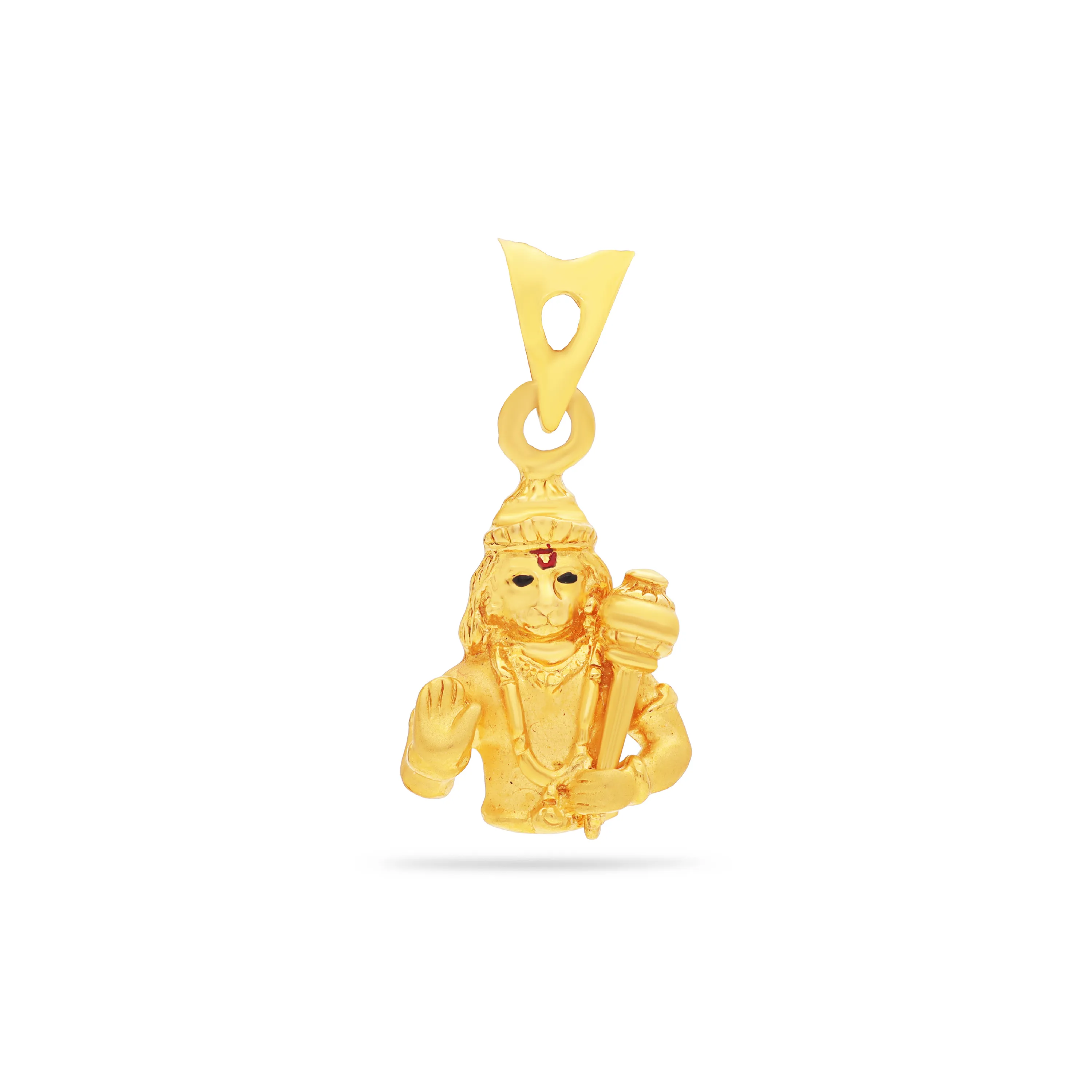 Divinely Detailed And Crafted 22KT Gold Hanuman Locket For Men