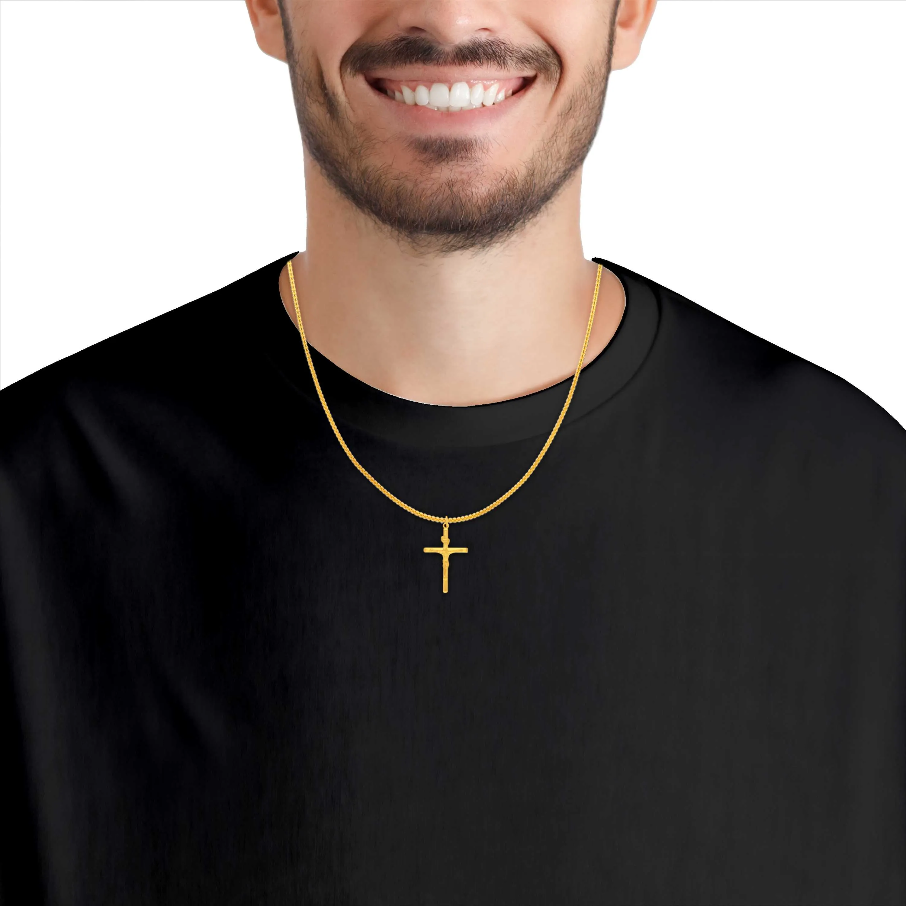 Divinely Crafted And Detailed Jesus Christ 22KT Gold Locket