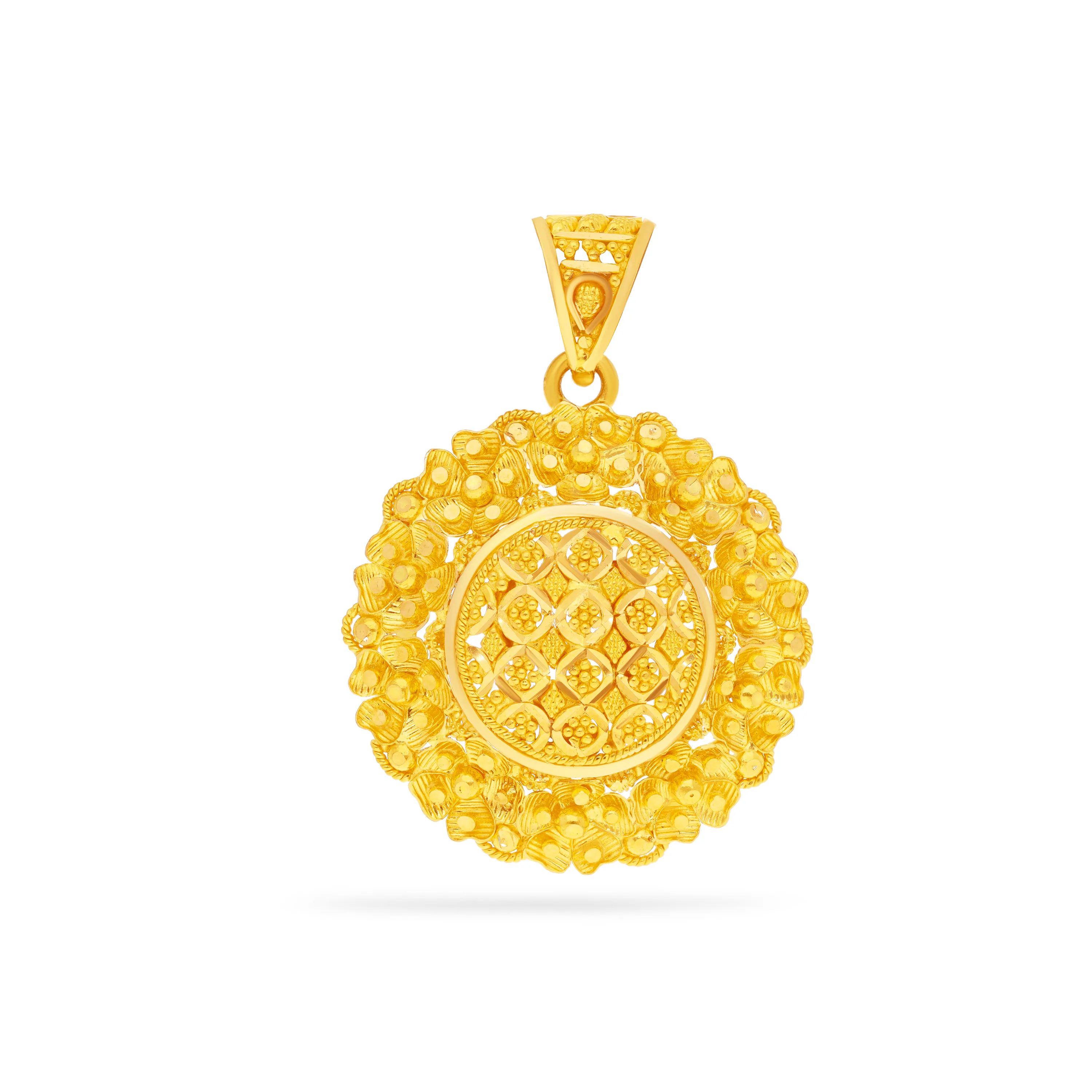 Classic Finely Detailed And Crafted 22KT Gold Locket For Women