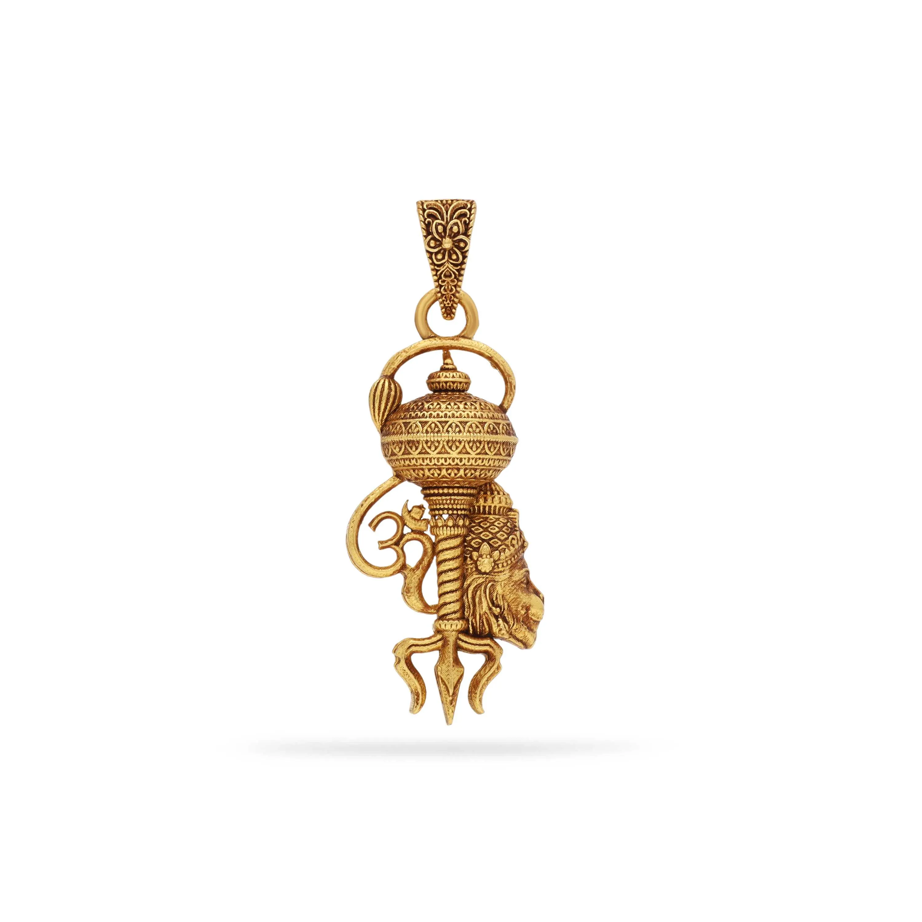 Divinely Detailed And Crafted 22KT Gold Hanuman Locket