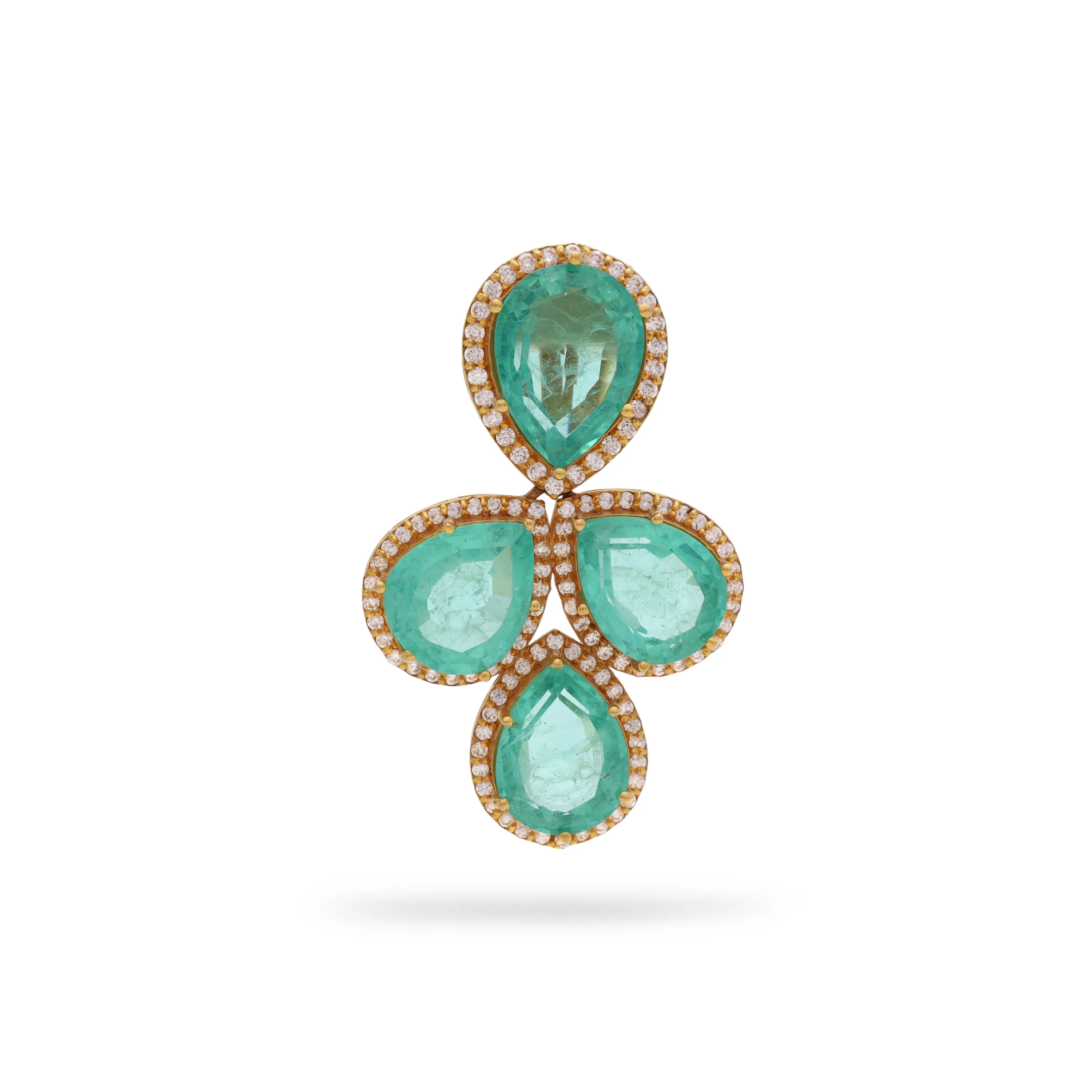 Studded And Detailed 22KT Gold Locket For Women