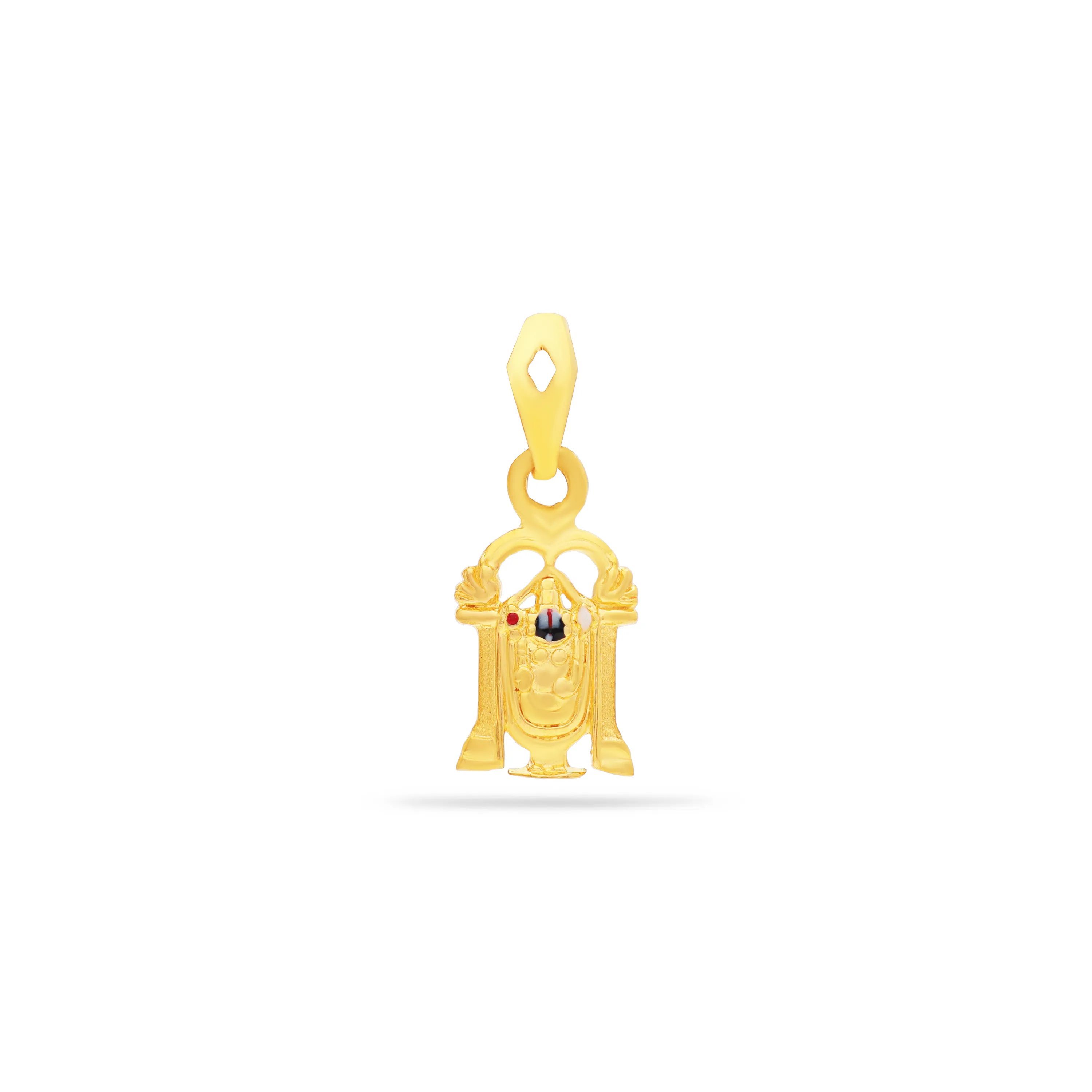 Divinely Detailed And Crafted 22KT Gold Balaji Locket For Kids
