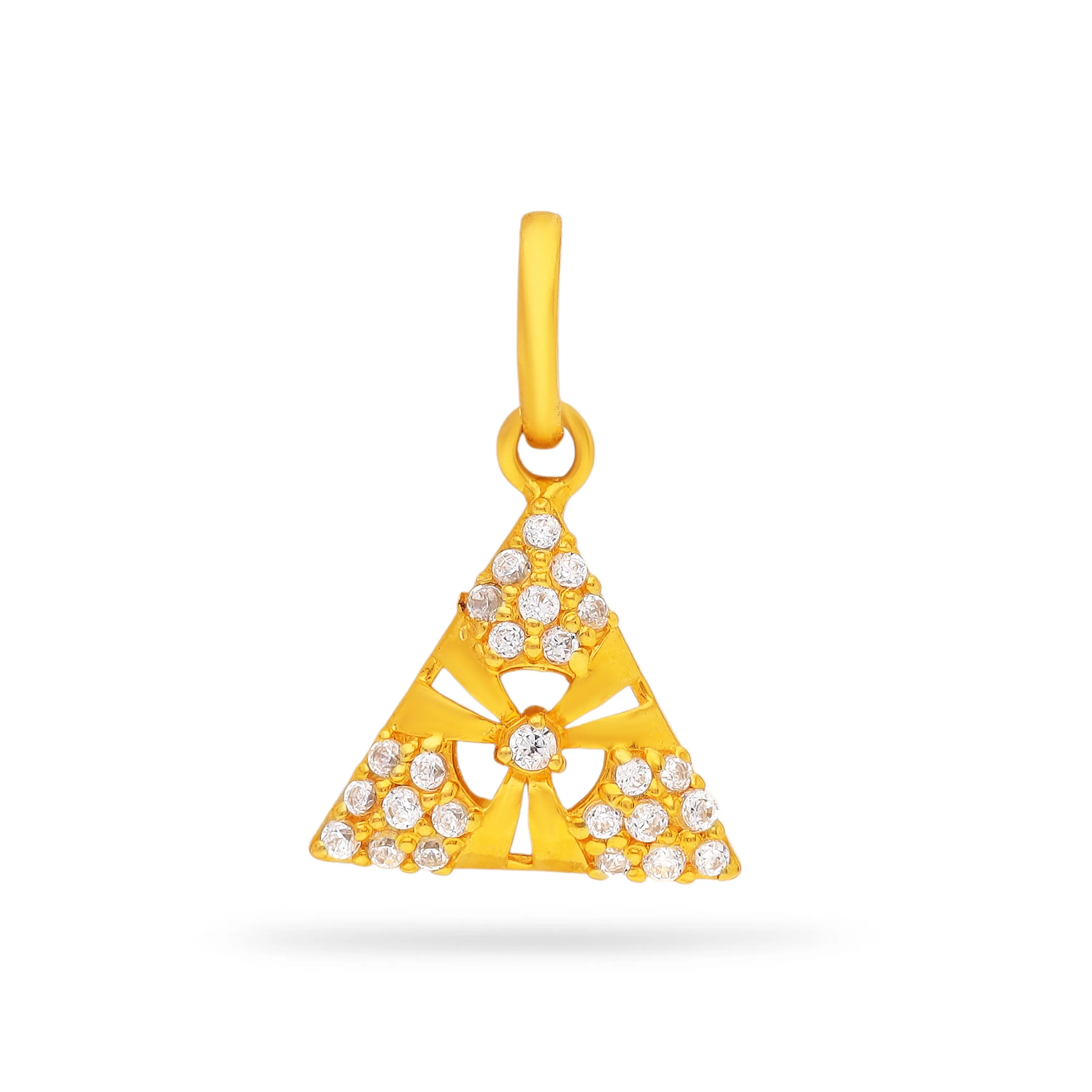 Studded And Detailed 22KT Gold Locket For Women
