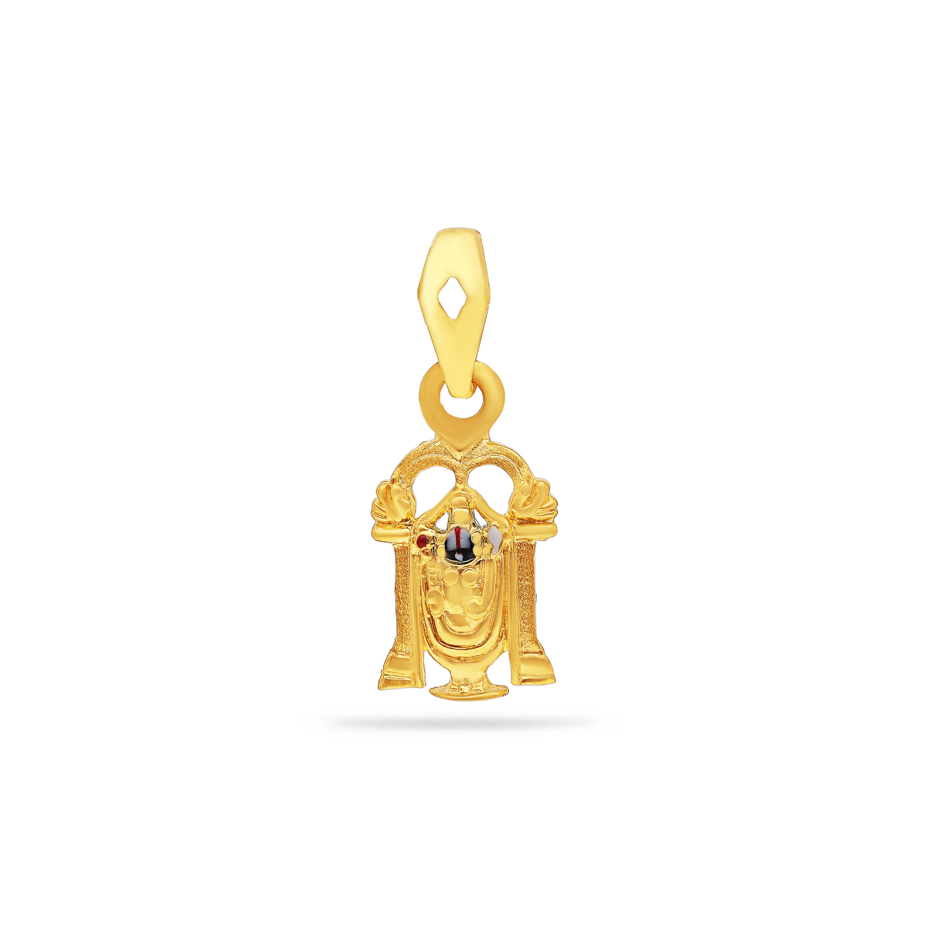 Divinely Detailed And Crafted 22KT Gold Balaji Locket For Kids
