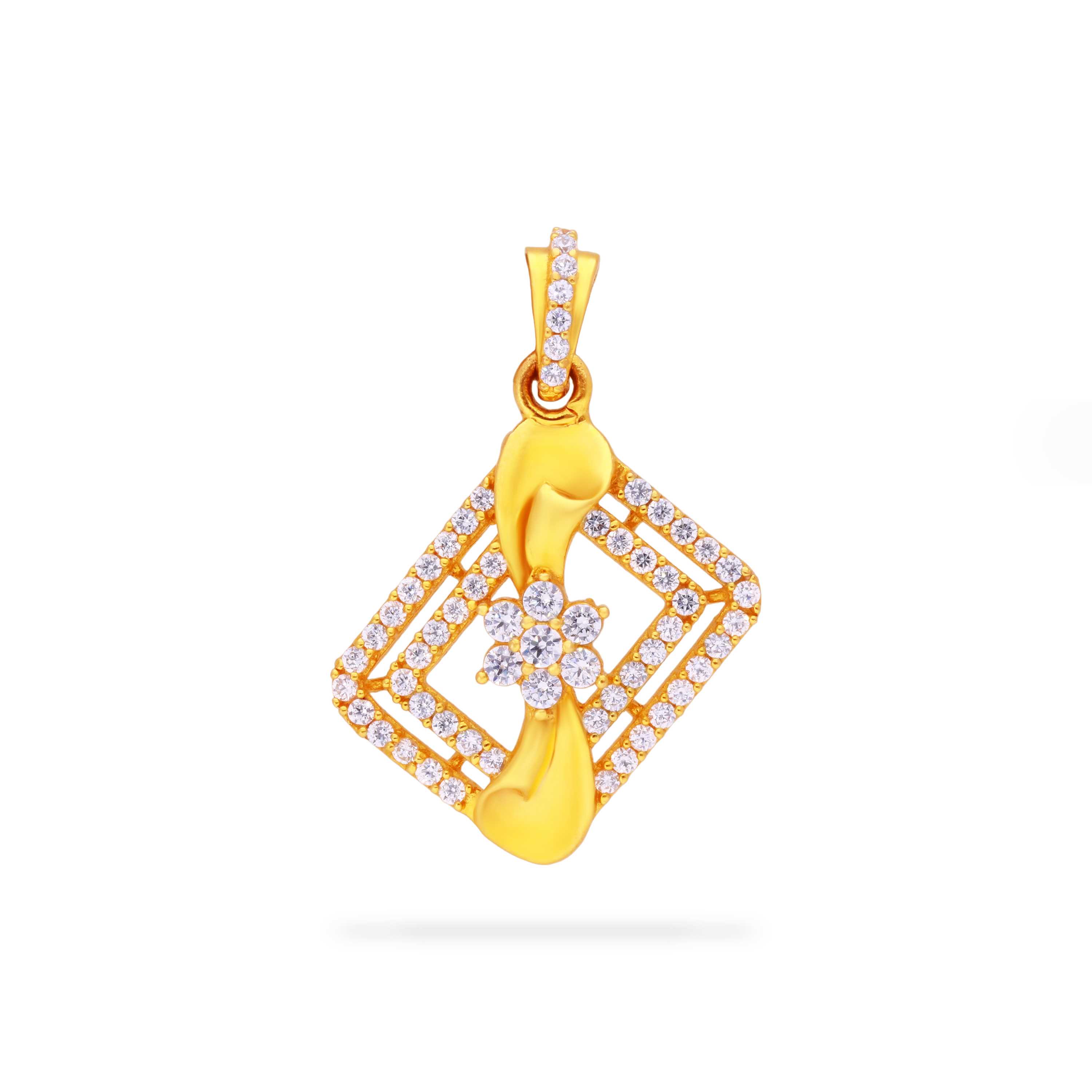 Premium Gorgeously Detailed And Studded 22KT Gold Locket