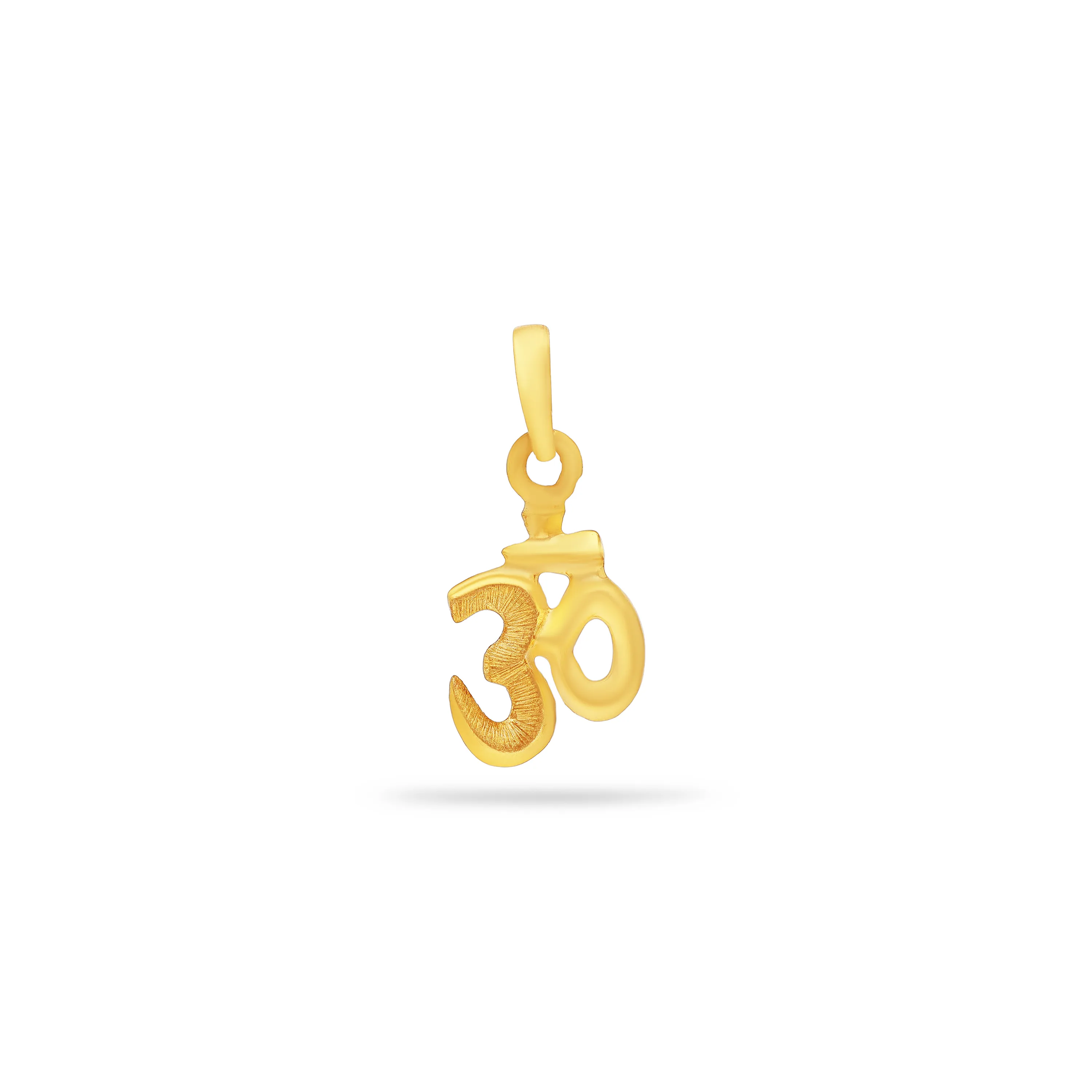 Classic Finely Detailed And Crafted 22KT Gold Om Locket For Kids