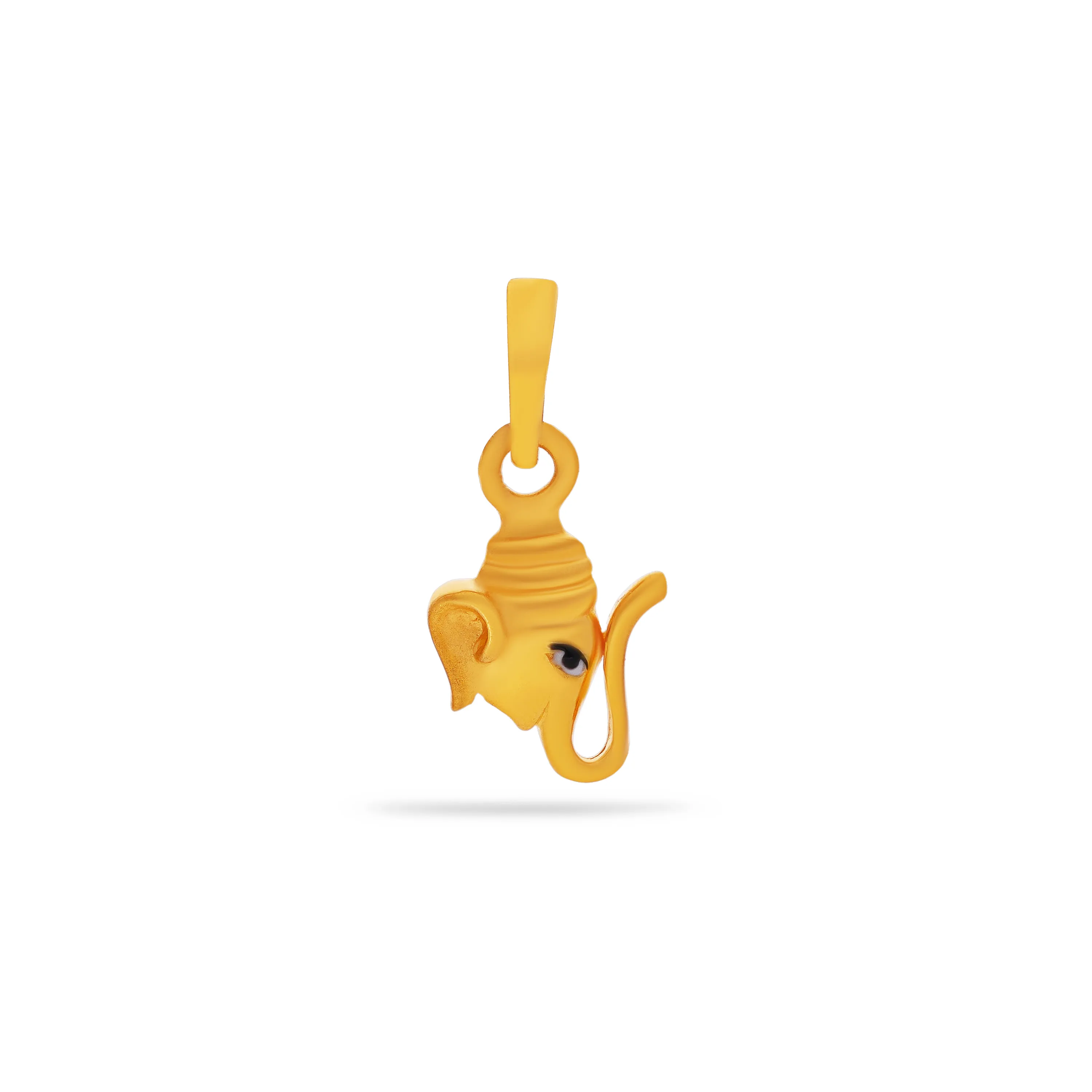 Divinely Detailed And Crafted 22KT Gold Ganesha Locket For Kids