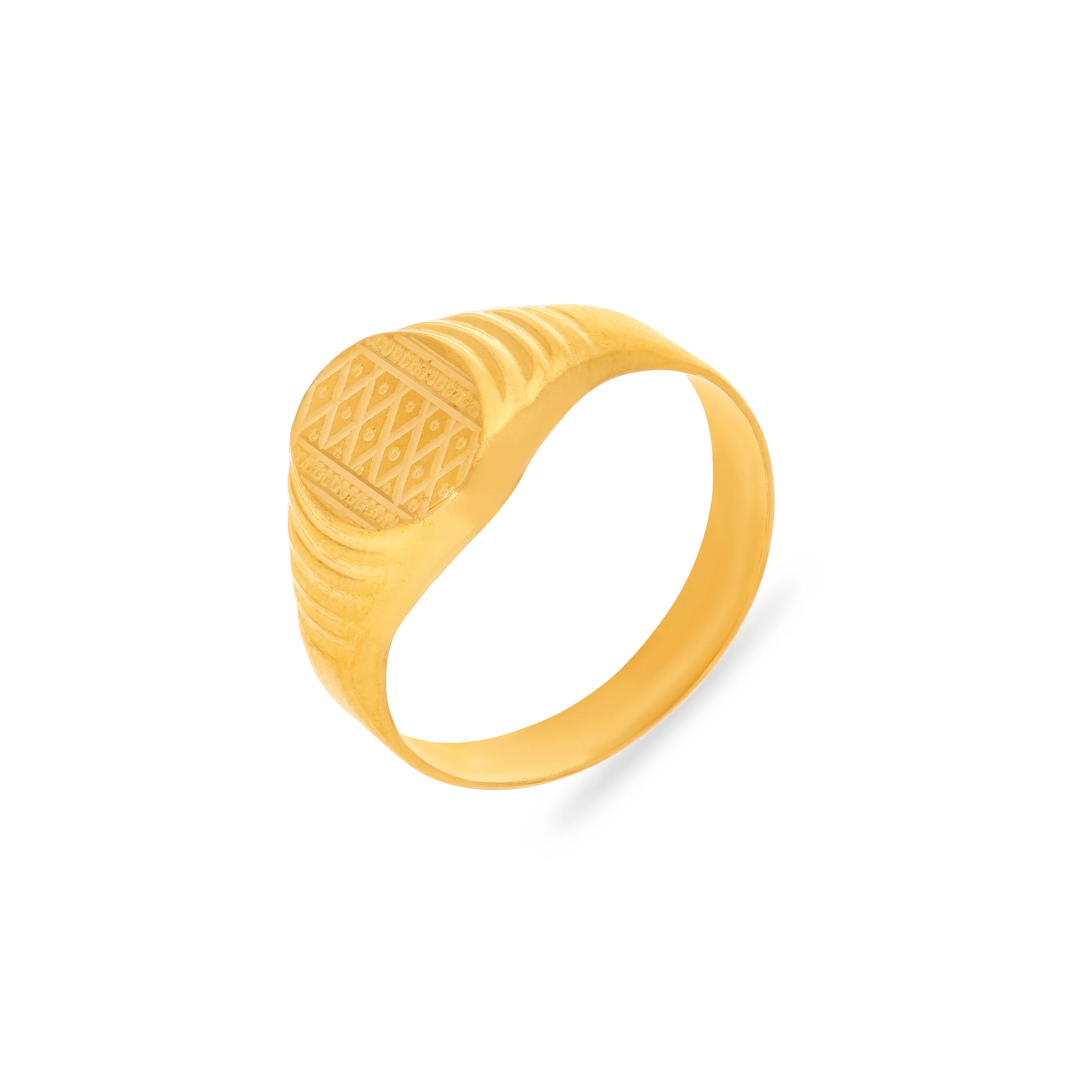 Classic Finely Detailed And Crafted 22KT Gold Ring