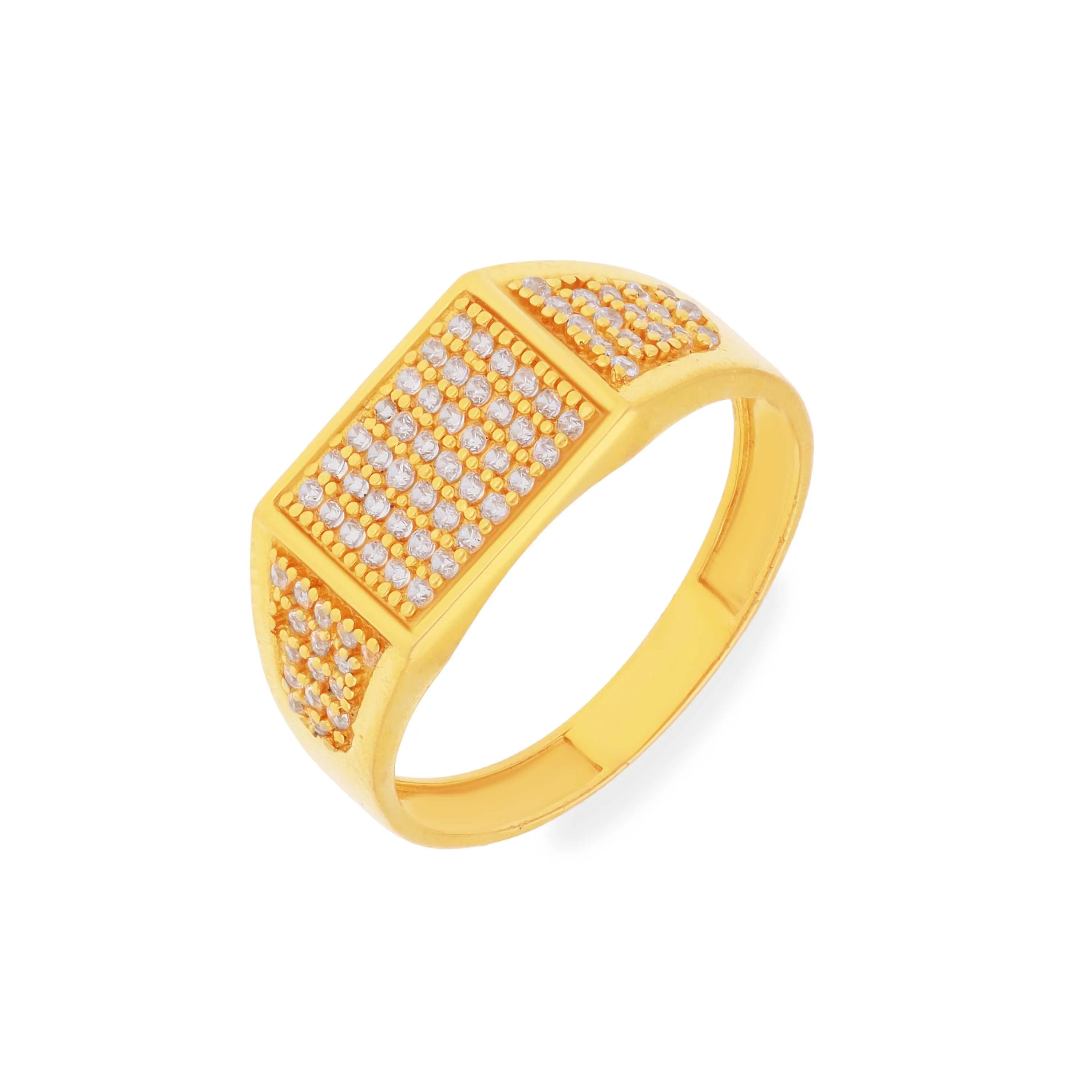 New Boys Gold Ring Design Modern Classic Men's Gold Ring