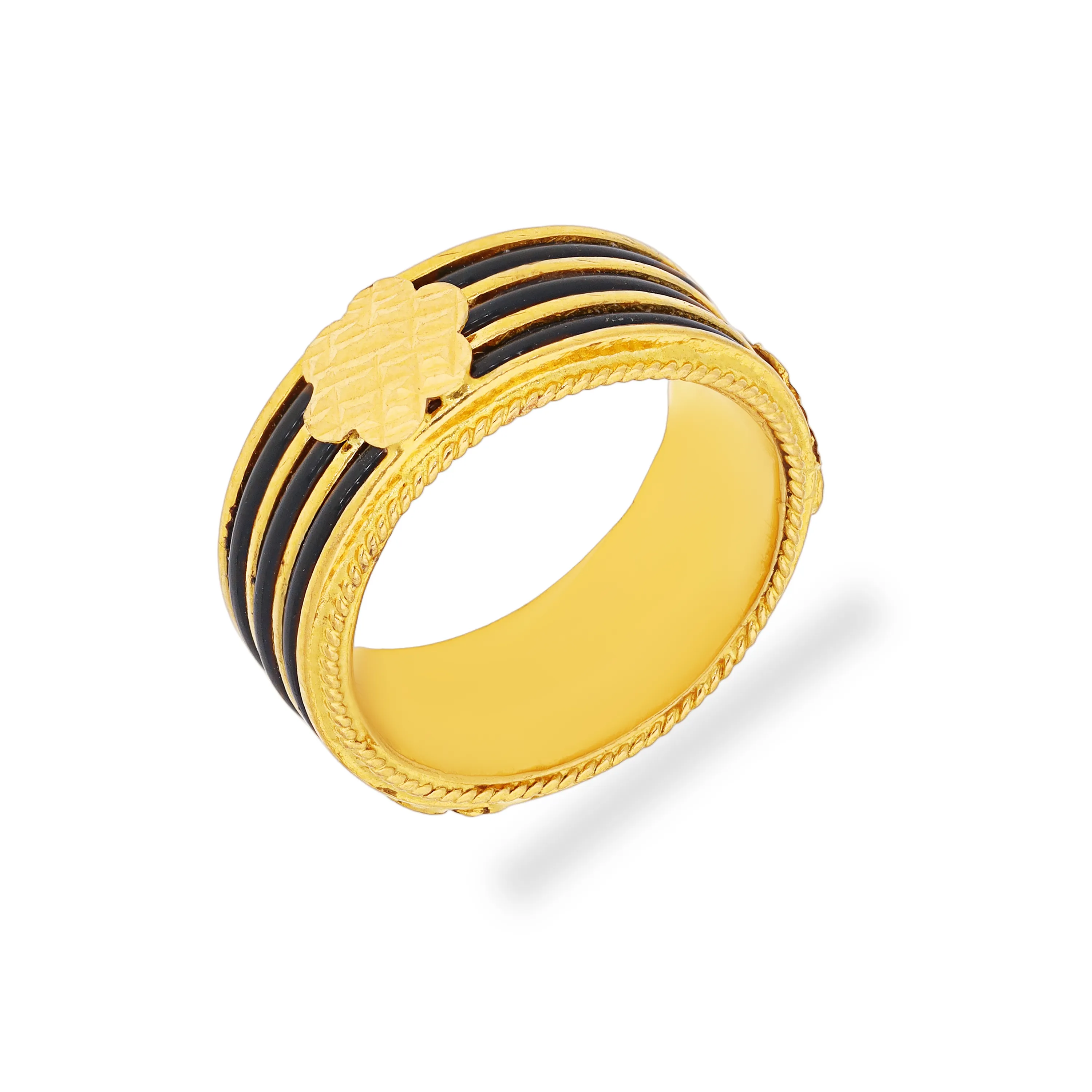 Traditionally Crafted And Detailed 22KT Gold Ring