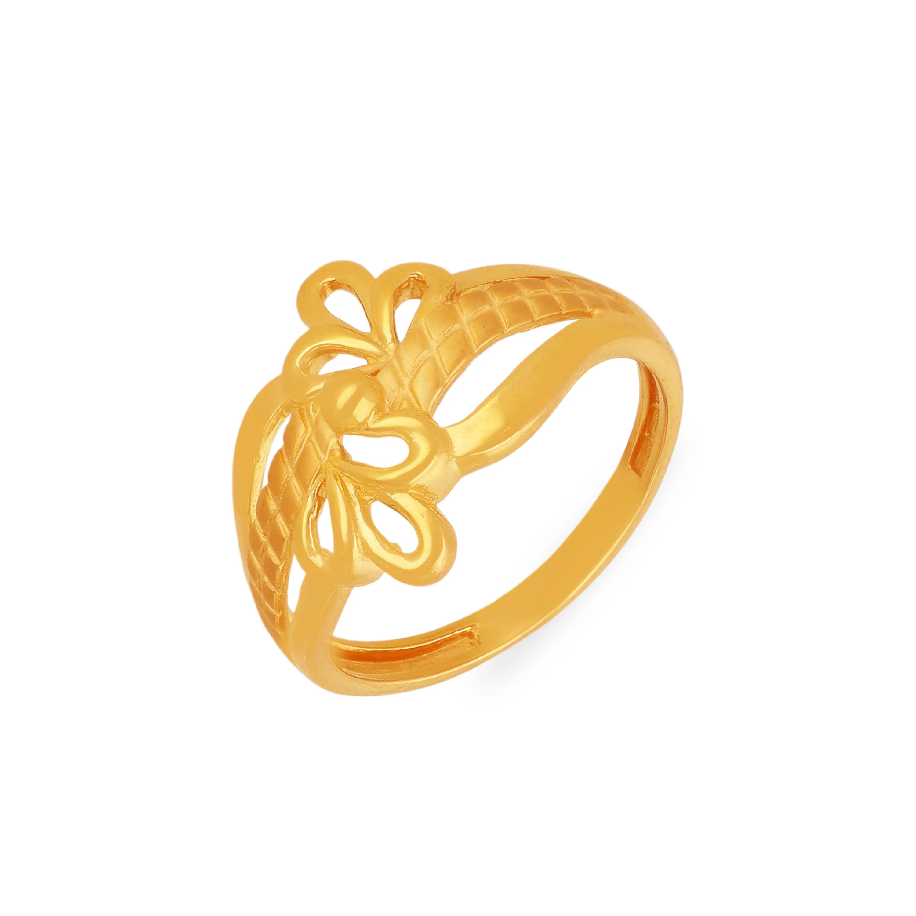 Classic Finely Detailed And Crafted 22KT Gold Ring