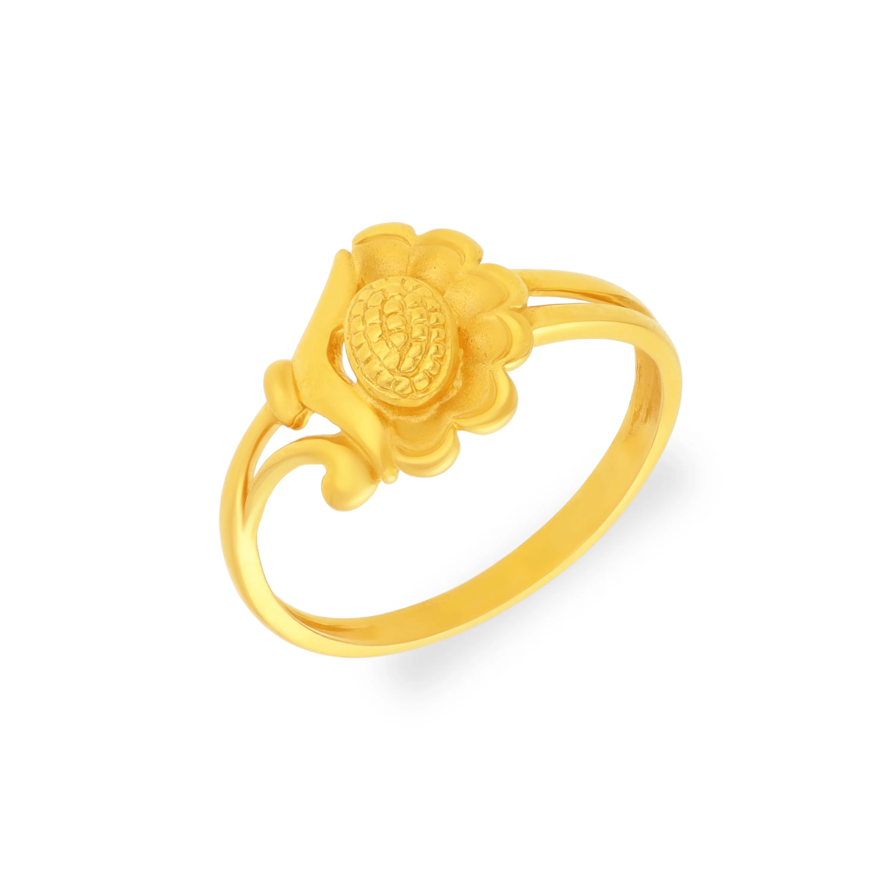 Classic Finely Detailed And Crafted 22KT Gold Ring For Women