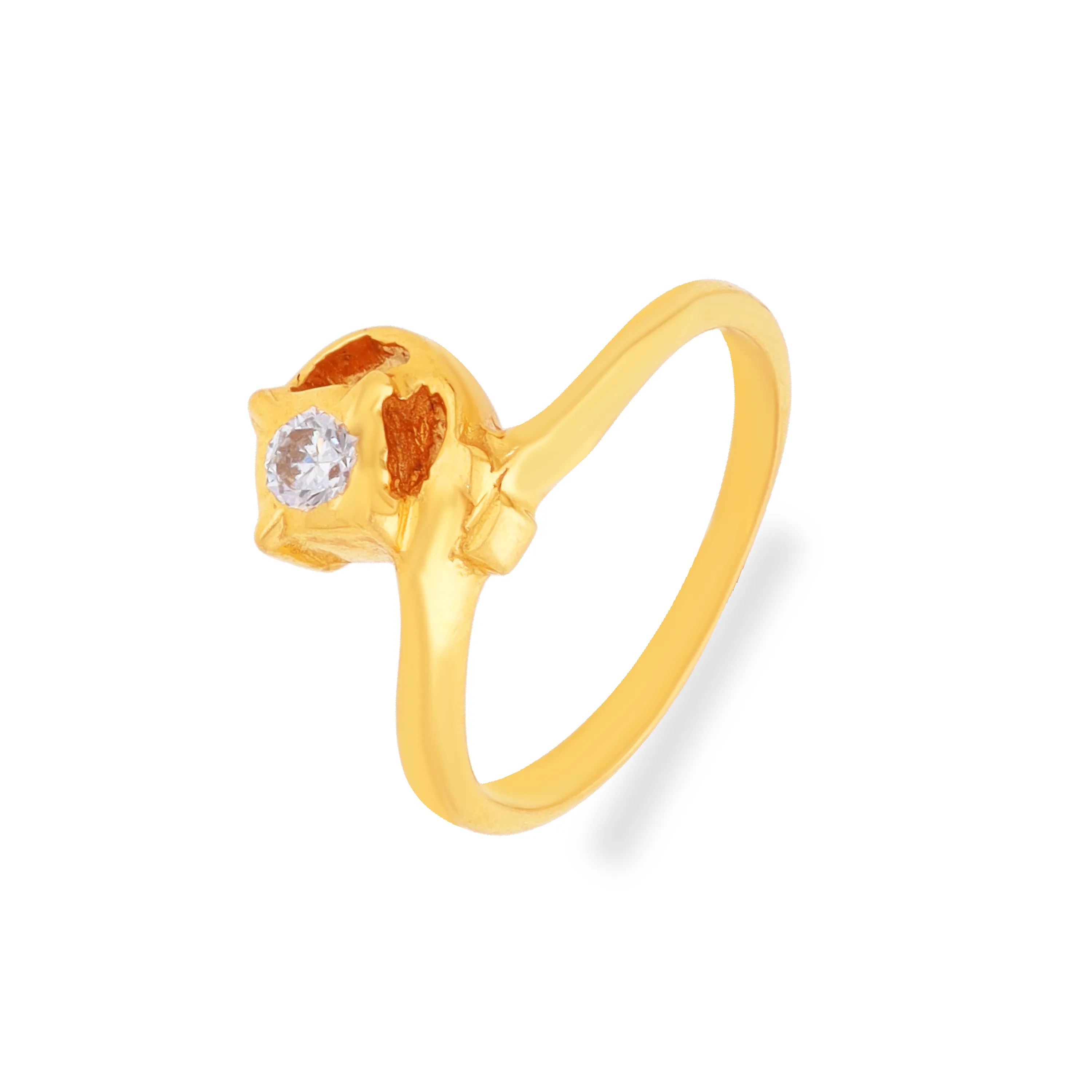 Classic Finely Detailed And Crafted 22KT Gold Ring