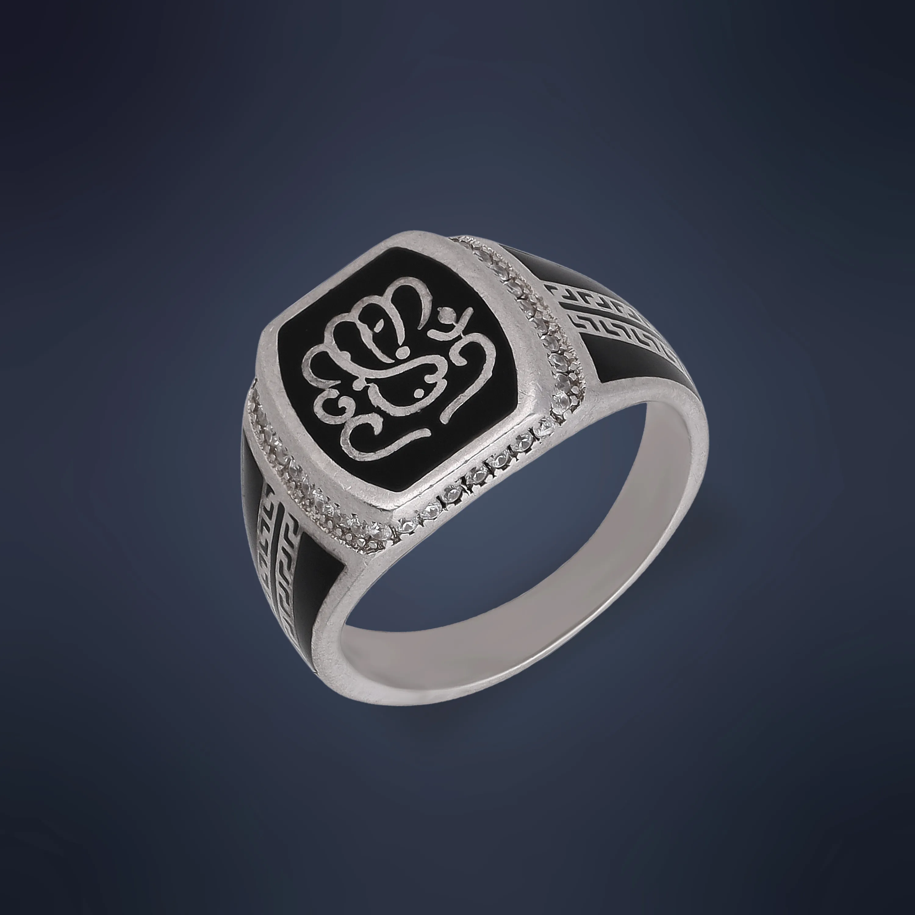 Finely Detailed And Crafted Silver Ganesha Ring