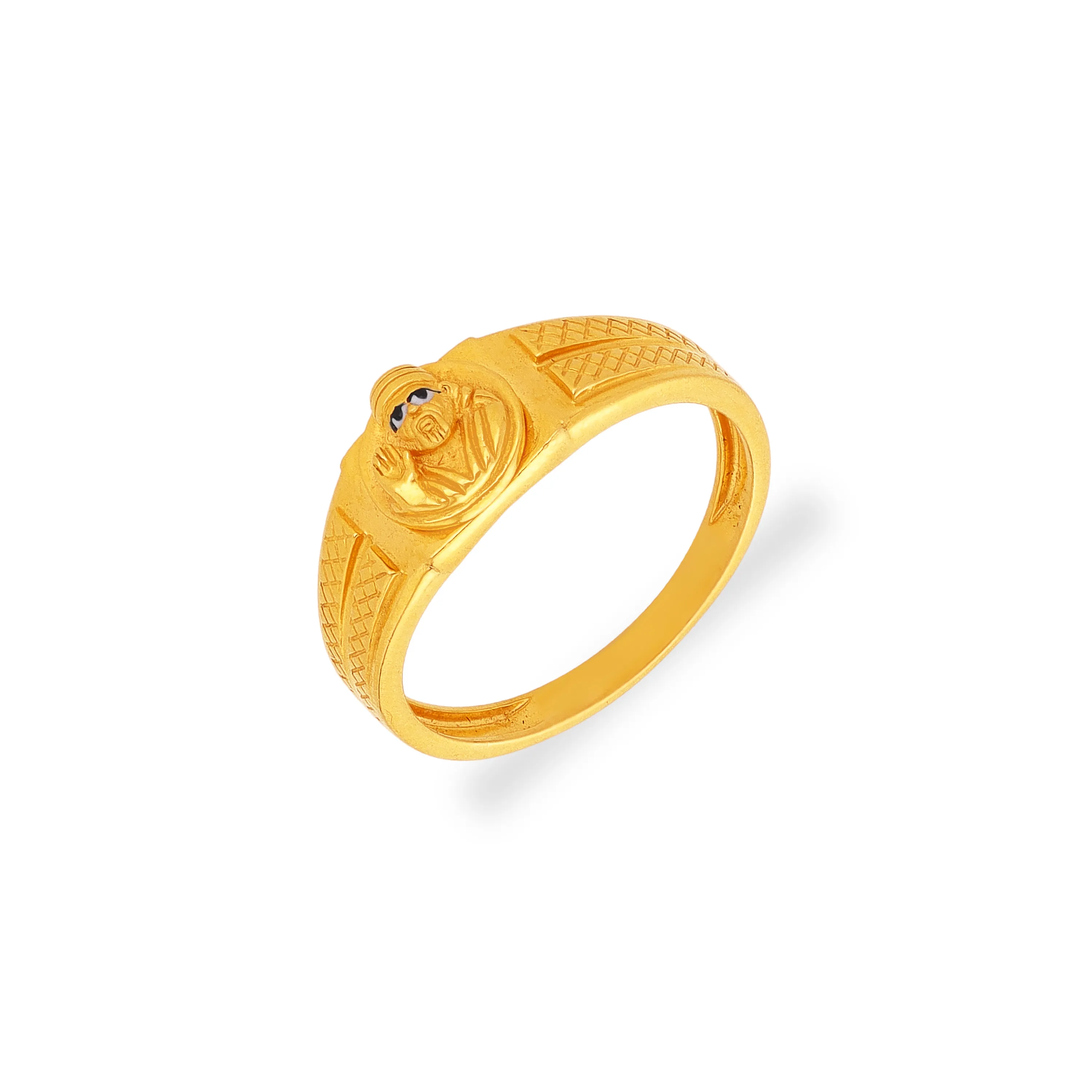 Classic Finely Detailed 22KT Gold Ring