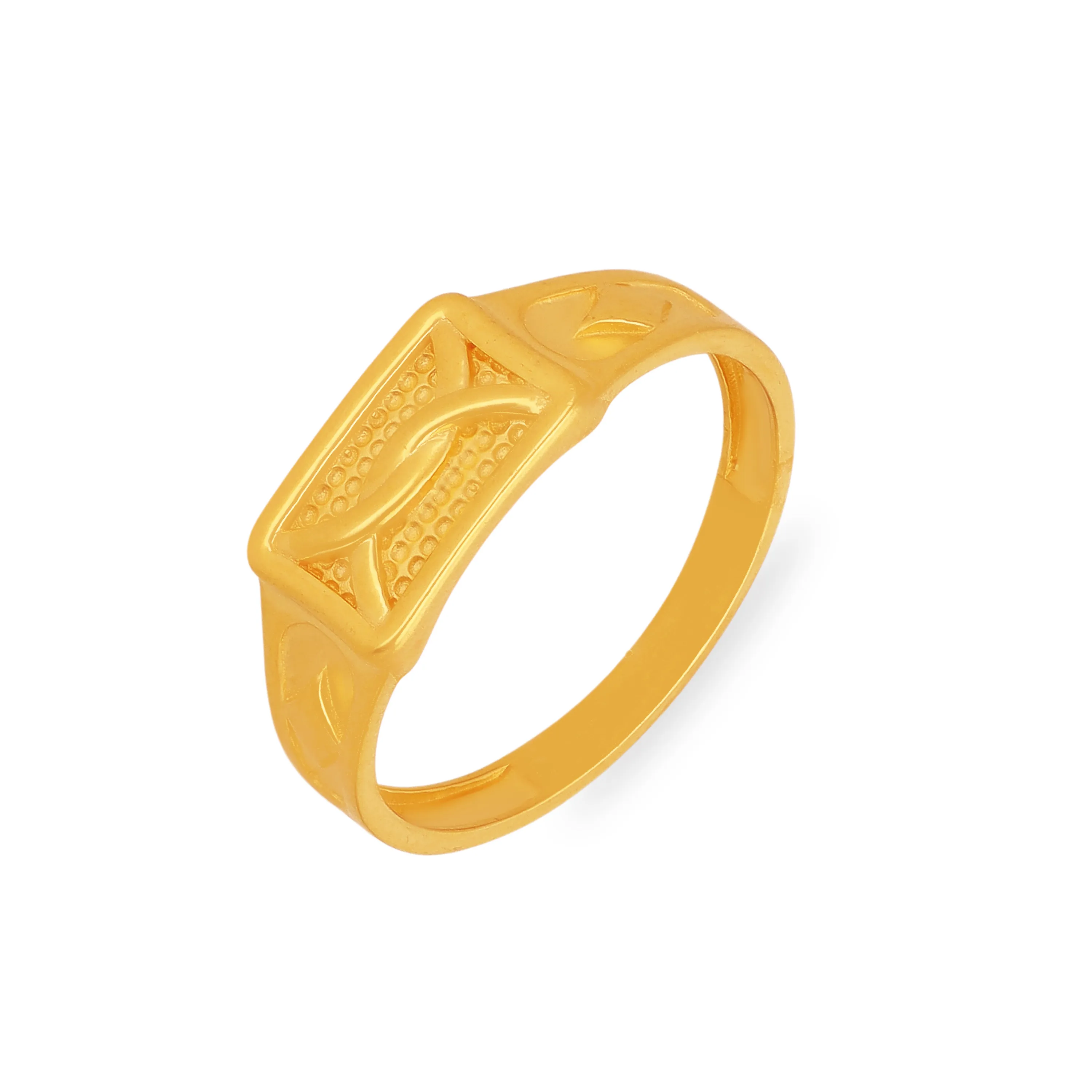 Classic Finely Detailed And Crafted 22KT Gold Ring