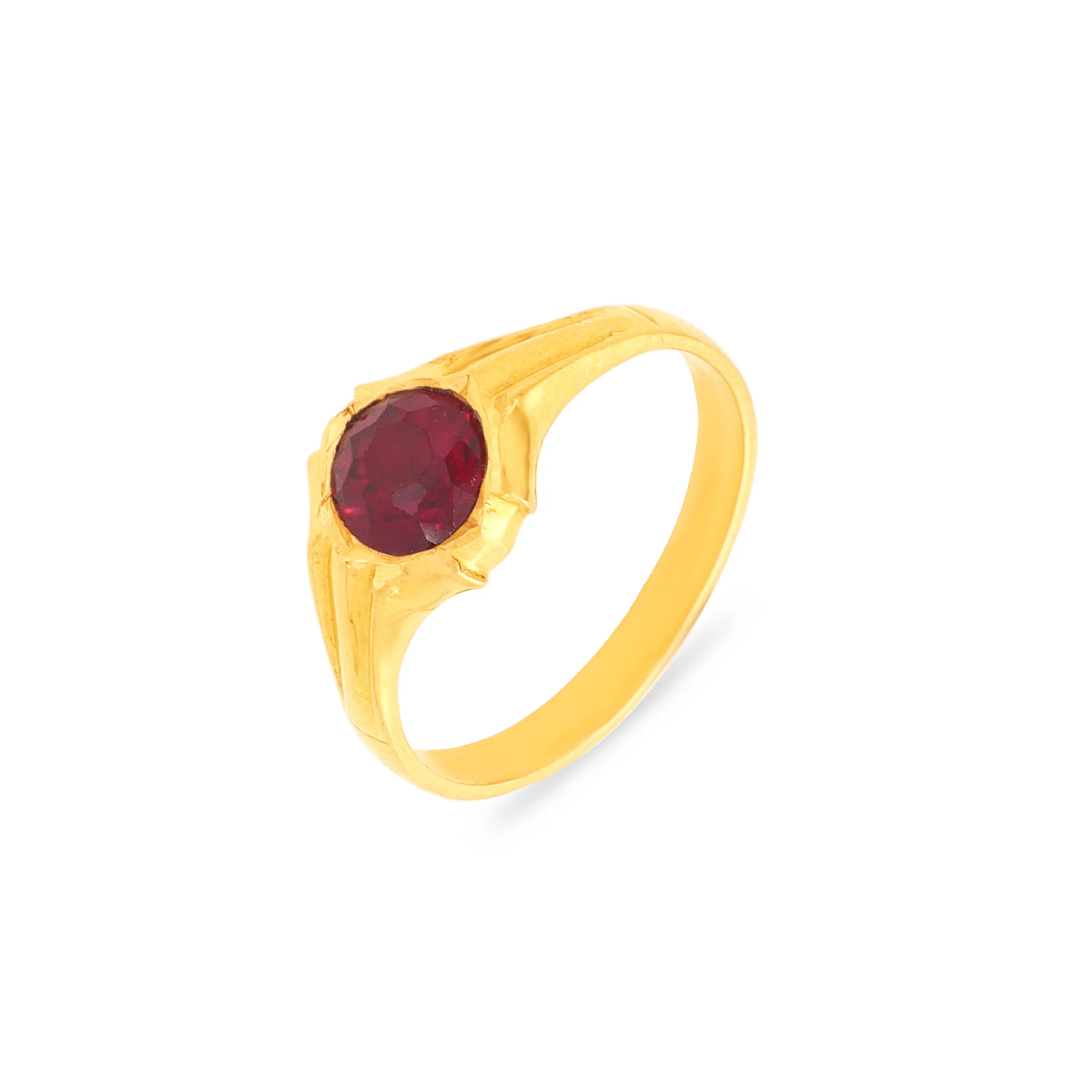 Classic Finely Detailed And Crafted 22KT Gold Ring