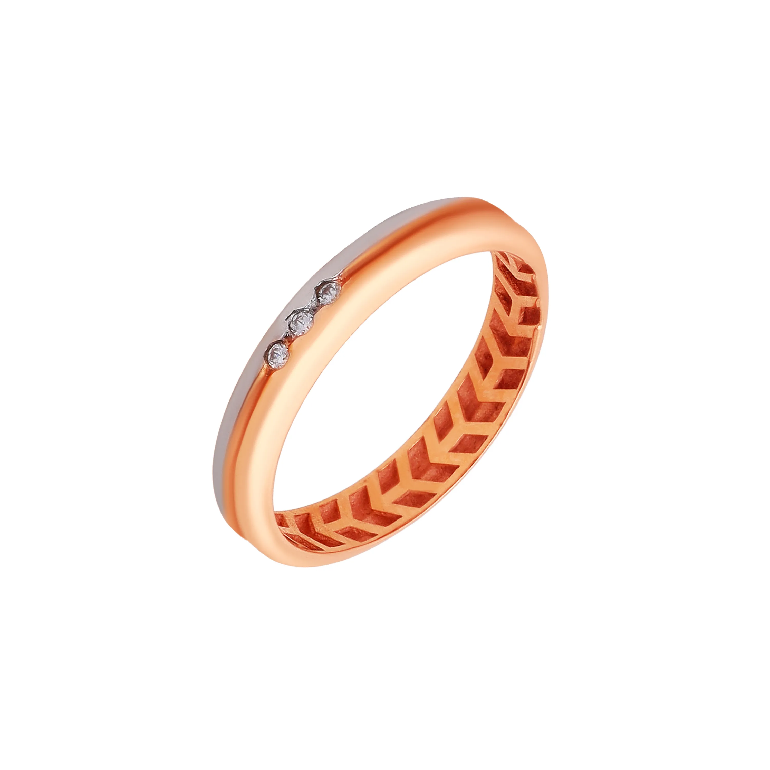 Classic Finely Detailed 18KT Rose Gold Ring For Women
