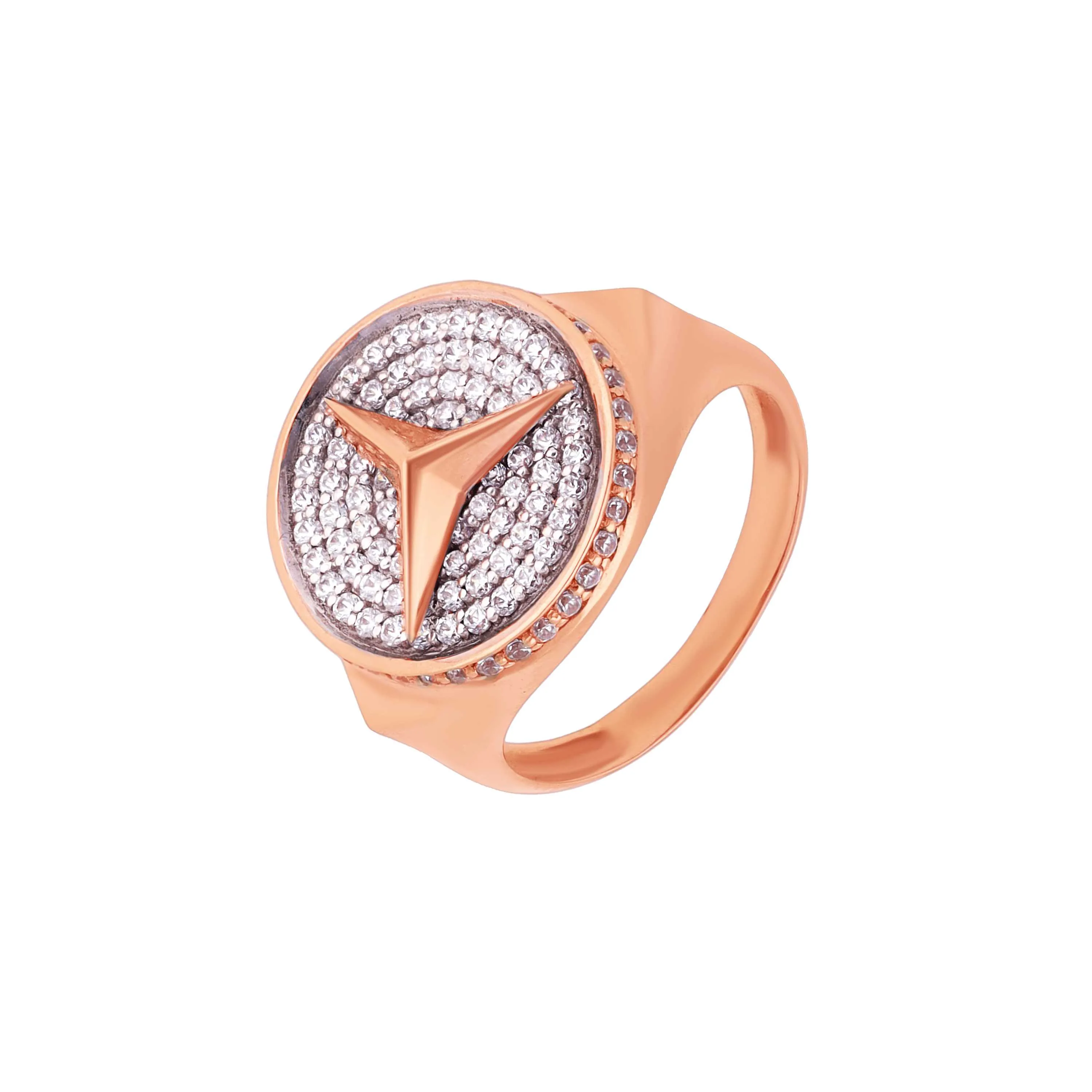 Diamond Ring 18 Karat Gold Mercedes Benz Ring Mercedes Benz 18k