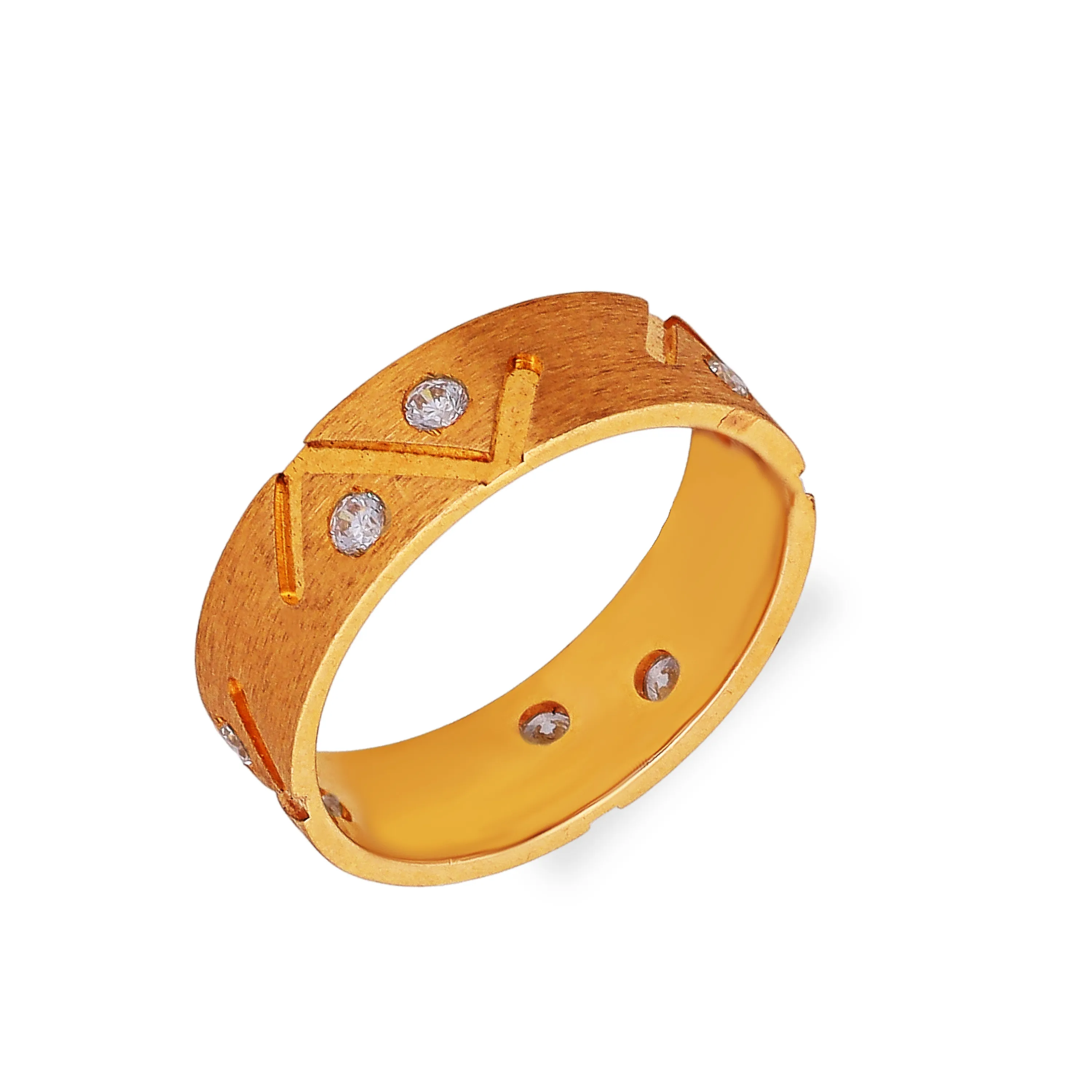 Classic Finely Detailed And Crafted 22KT Gold Ring