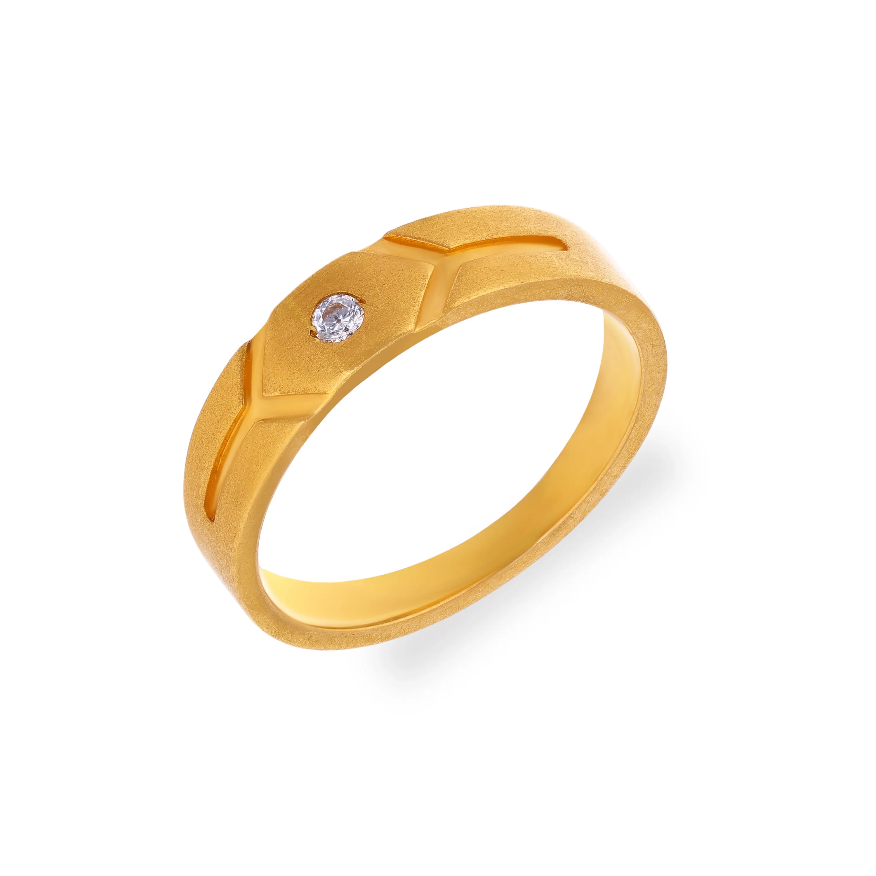 Gold Rong's Finely Detailed 22KT Gold Ring For Women
